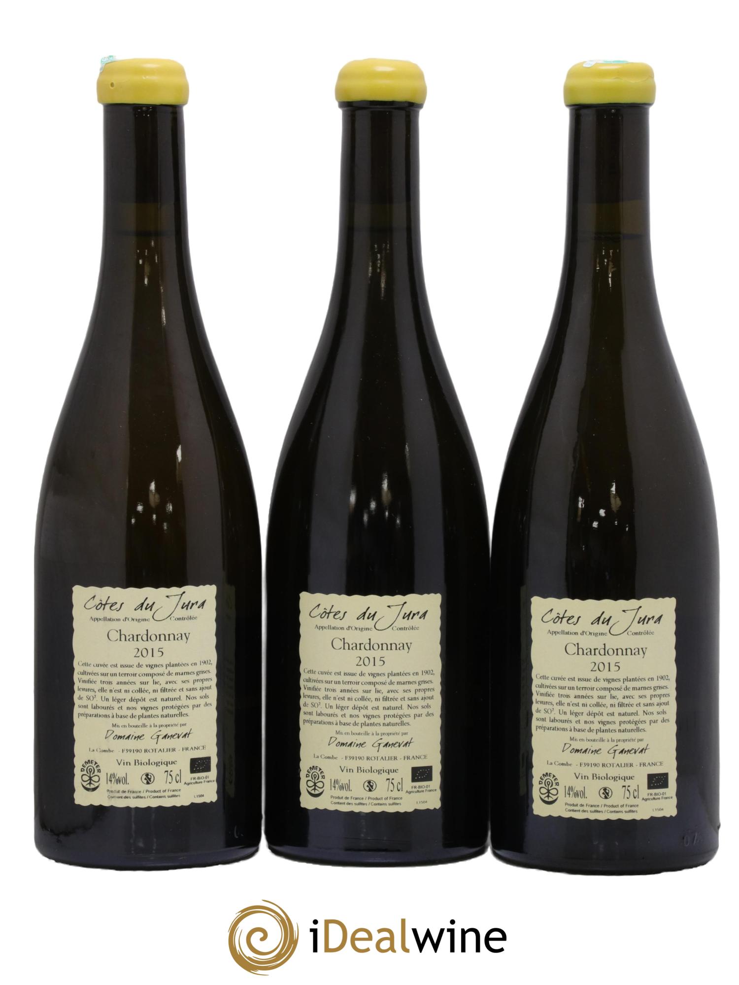 Côtes du Jura Les Chalasses Vieilles Vignes Jean-François Ganevat (Domaine) 2015 - Lot de 3 bouteilles - 1