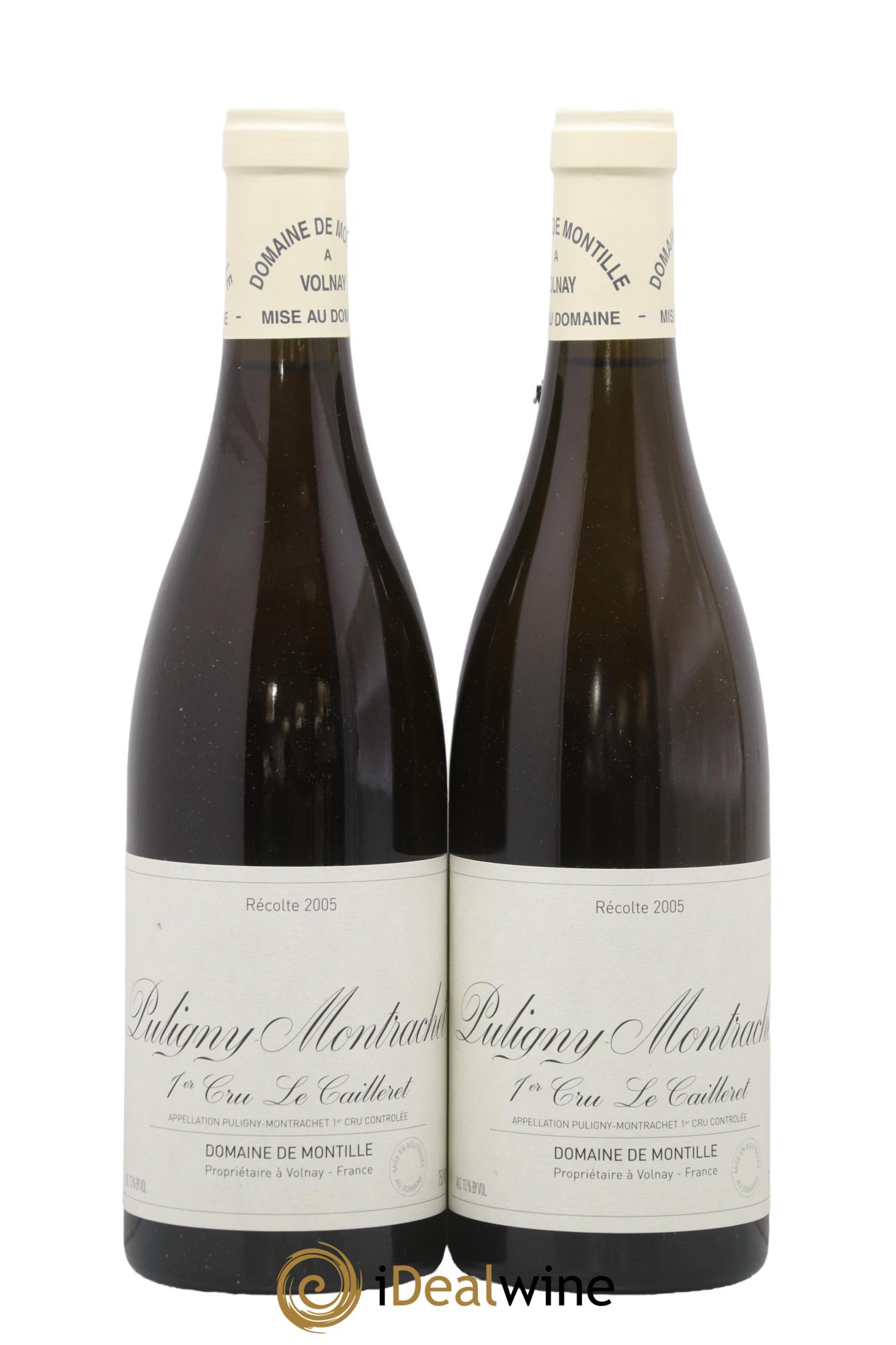 Puligny-Montrachet 1er Cru Le Cailleret De Montille (Domaine) 2005 - Lot de 2 bouteilles - 0