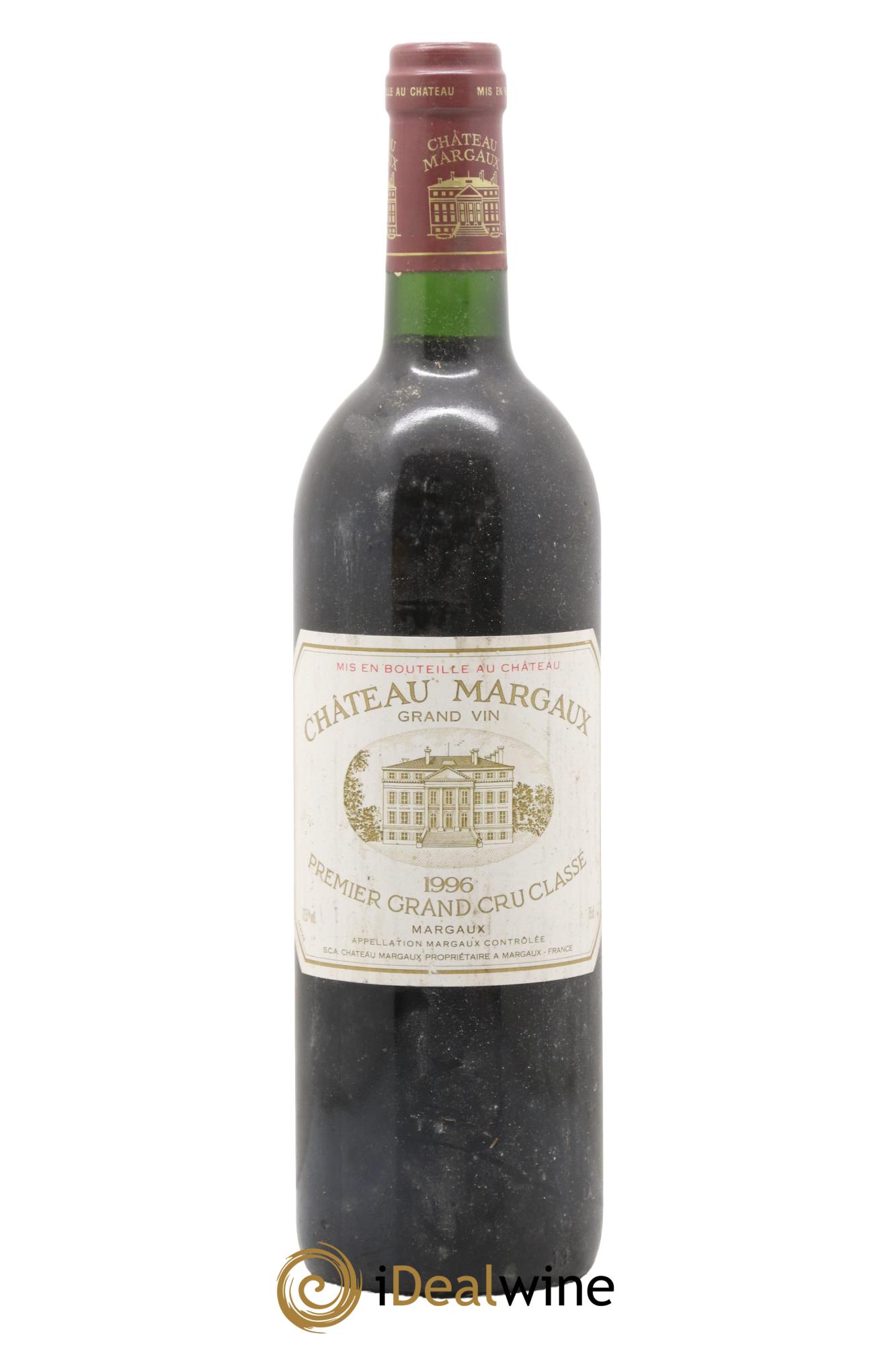 Château Margaux 1er Grand Cru Classé 1996 - Lot de 1 bouteille - 0
