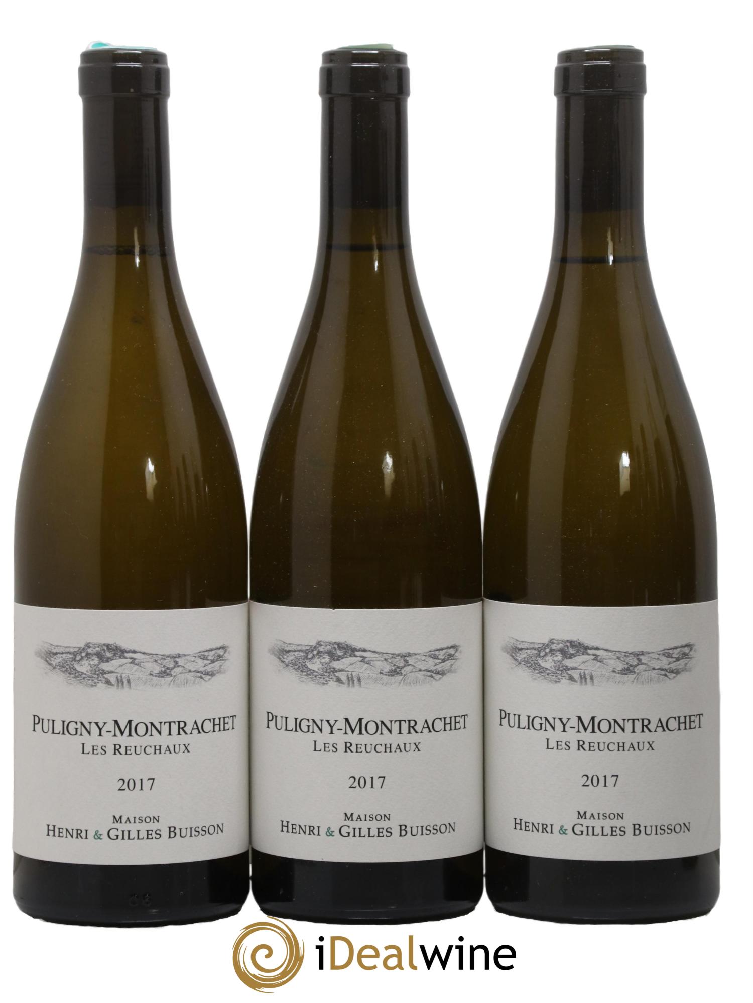 Puligny-Montrachet Les Reuchaux Henri et Gilles Buisson (Domaine) 2017 - Lot de 3 bouteilles - 0