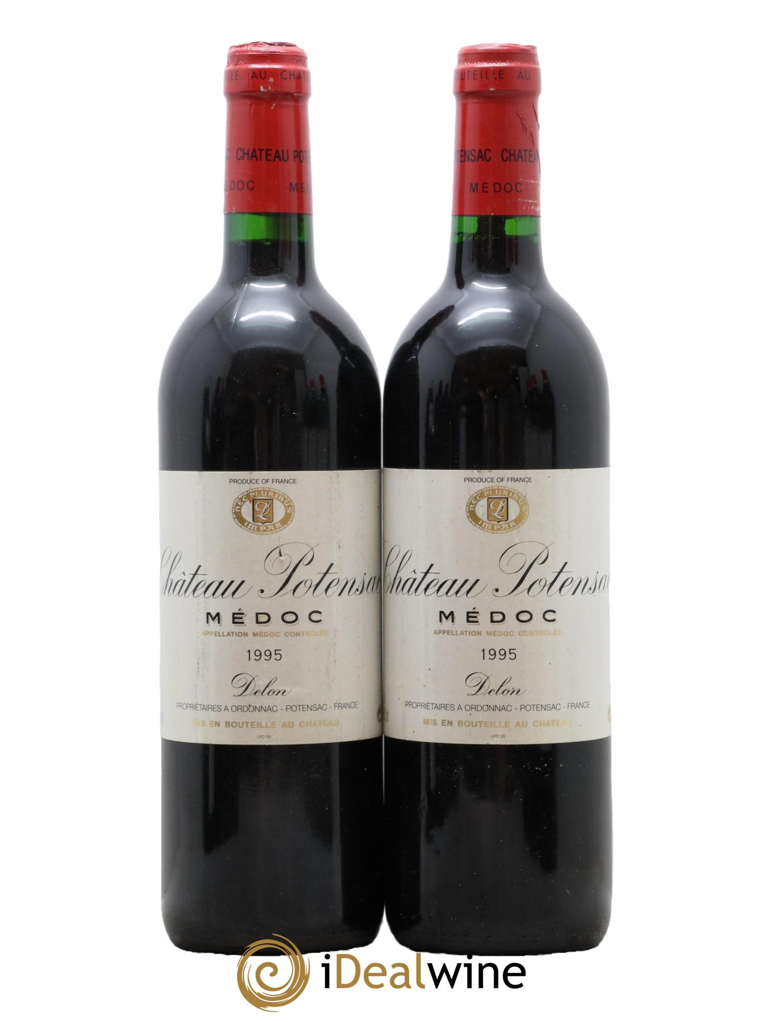 Château Potensac 1995 - Posten von 2 Flaschen - 0