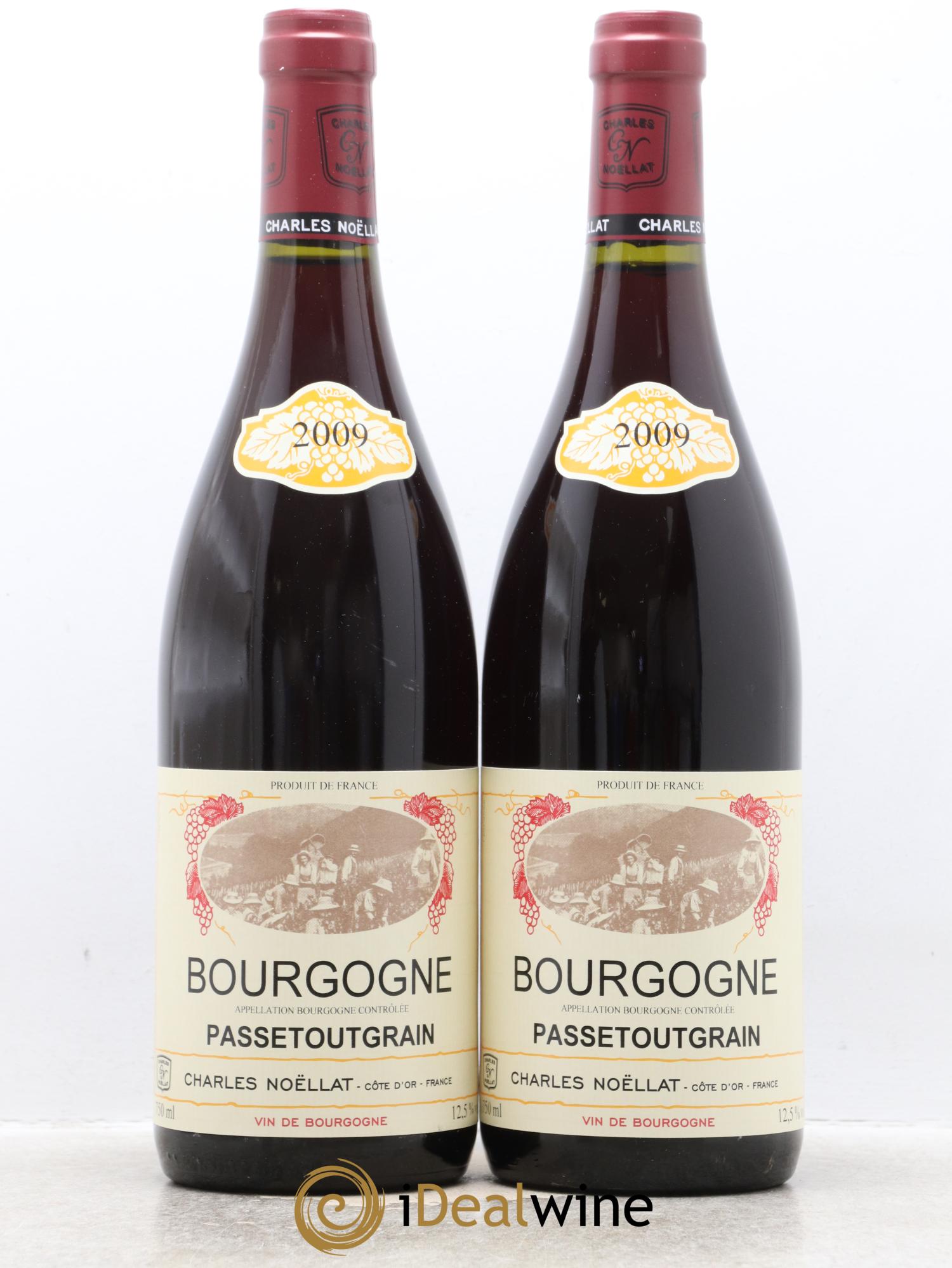 Bourgogne Passetoutgrain Domaine Charles Noëllat 2009 - Lot de 2 bouteilles - 0
