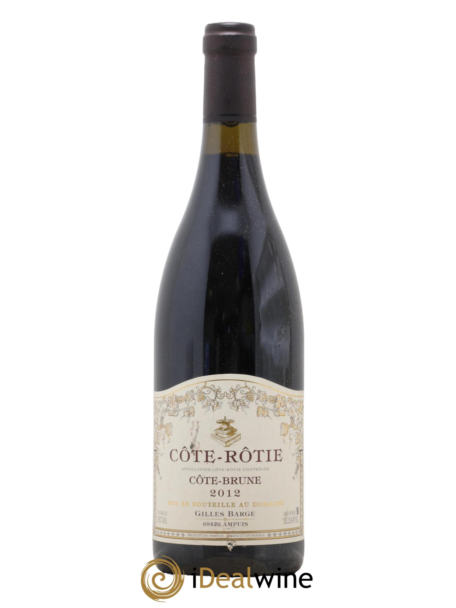 Côte-Rôtie Côte-Brune Barge (Domaine) 2012 - Lot of 1 bottle - 0