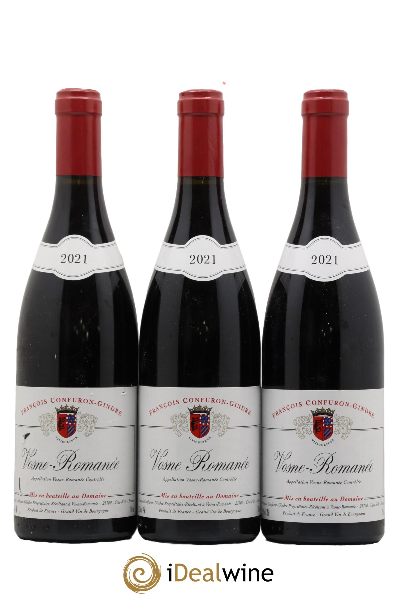 Vosne-Romanée François Confuron-Gindre 2021 - Lot de 3 bouteilles - 0