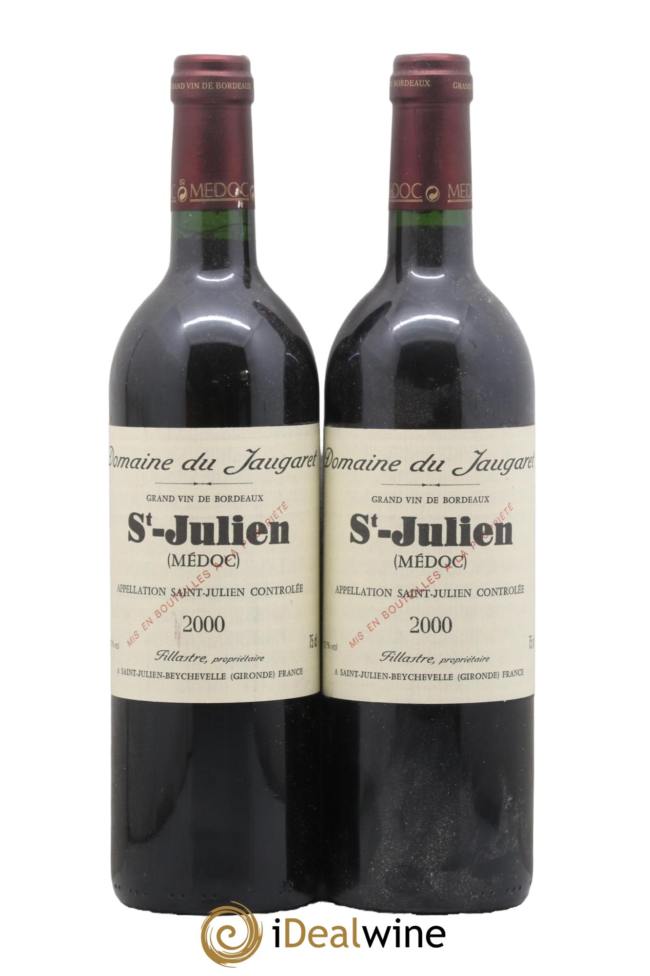Domaine du Jaugaret 2000 - Lot de 2 bouteilles - 0