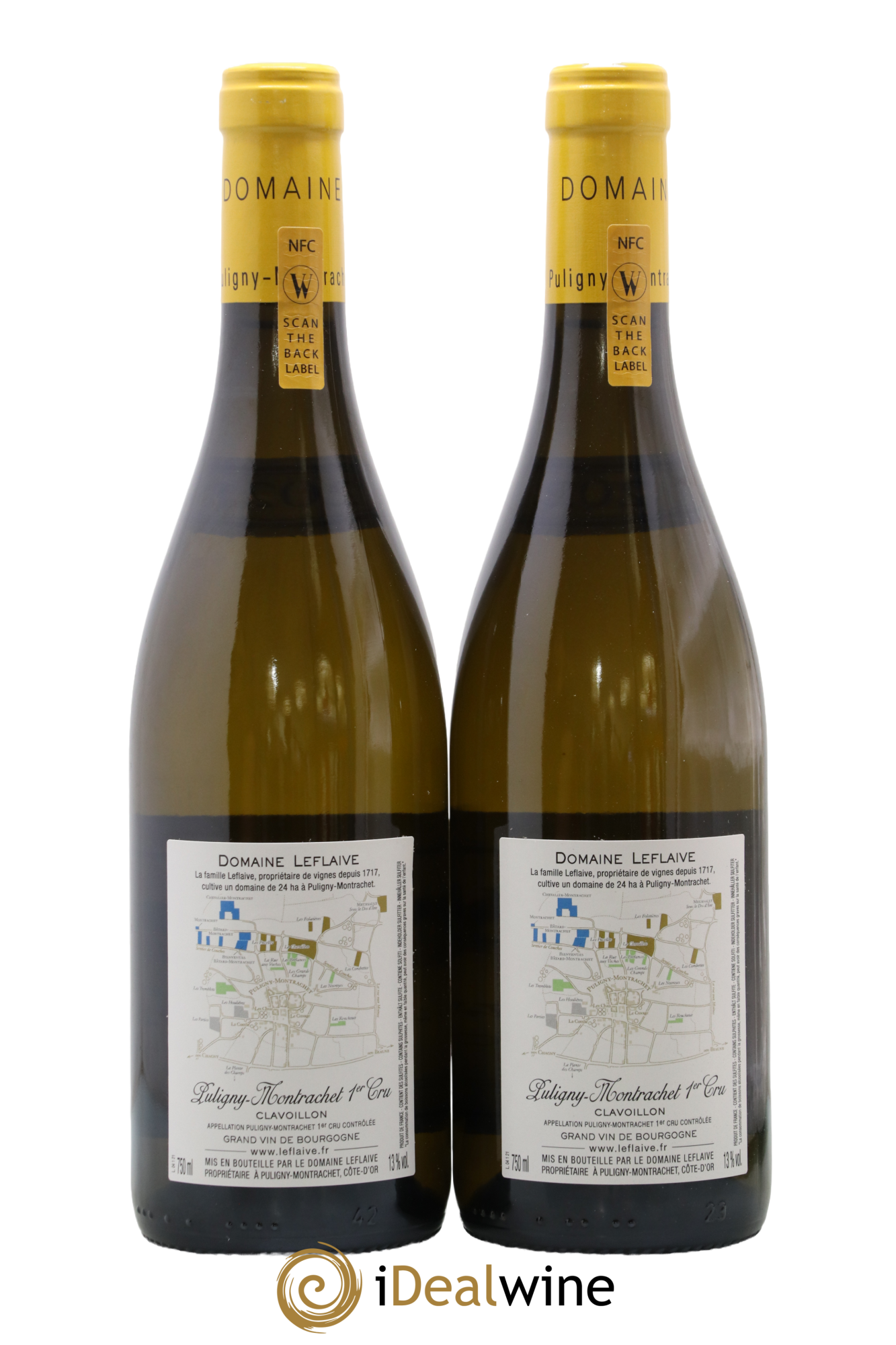 Puligny-Montrachet 1er Cru Clavoillon Leflaive (Domaine) 2021 - Lot de 2 bouteilles - 1
