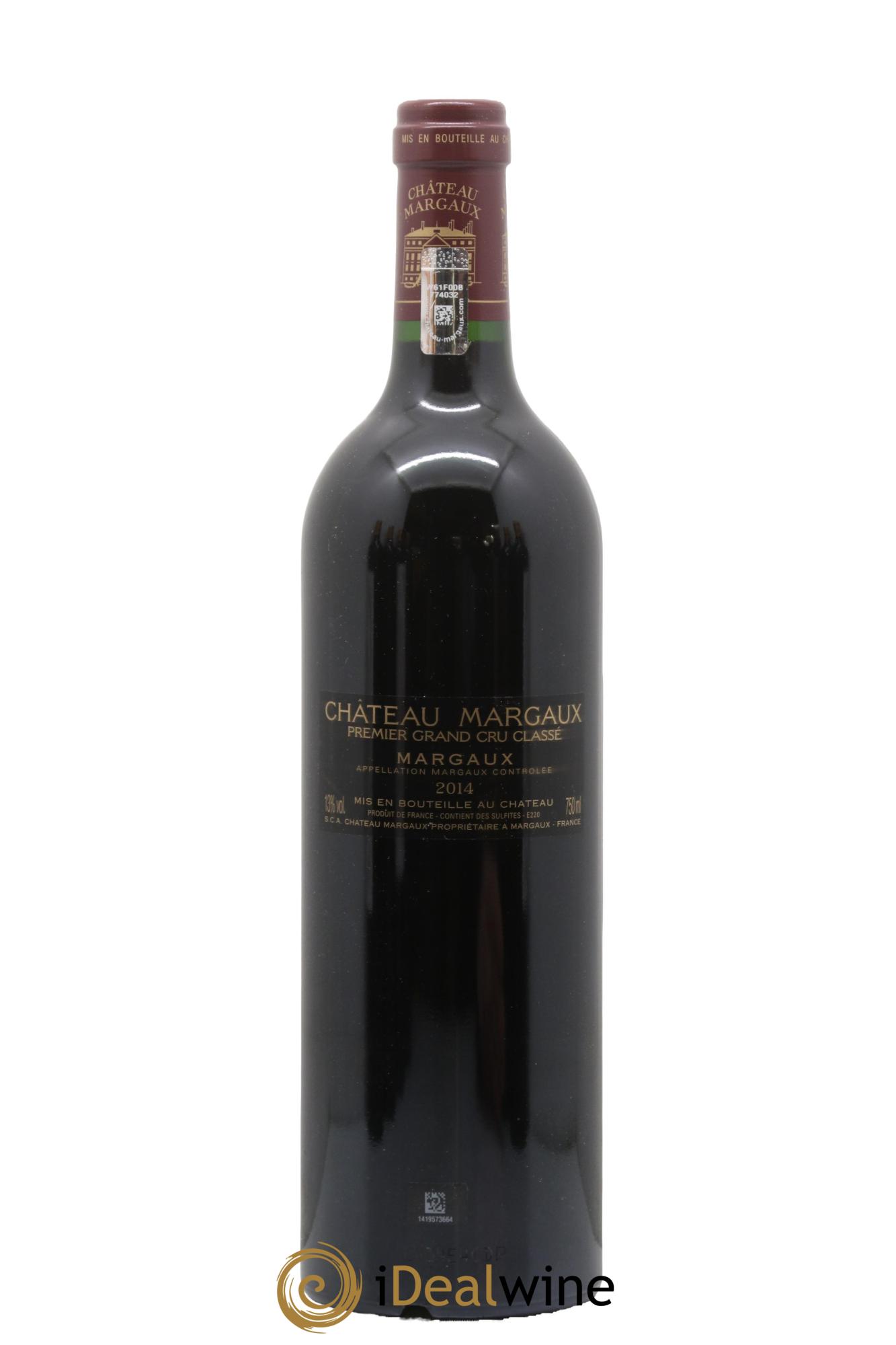 Château Margaux 1er Grand Cru Classé 2014 - Lot of 1 bottle - 1