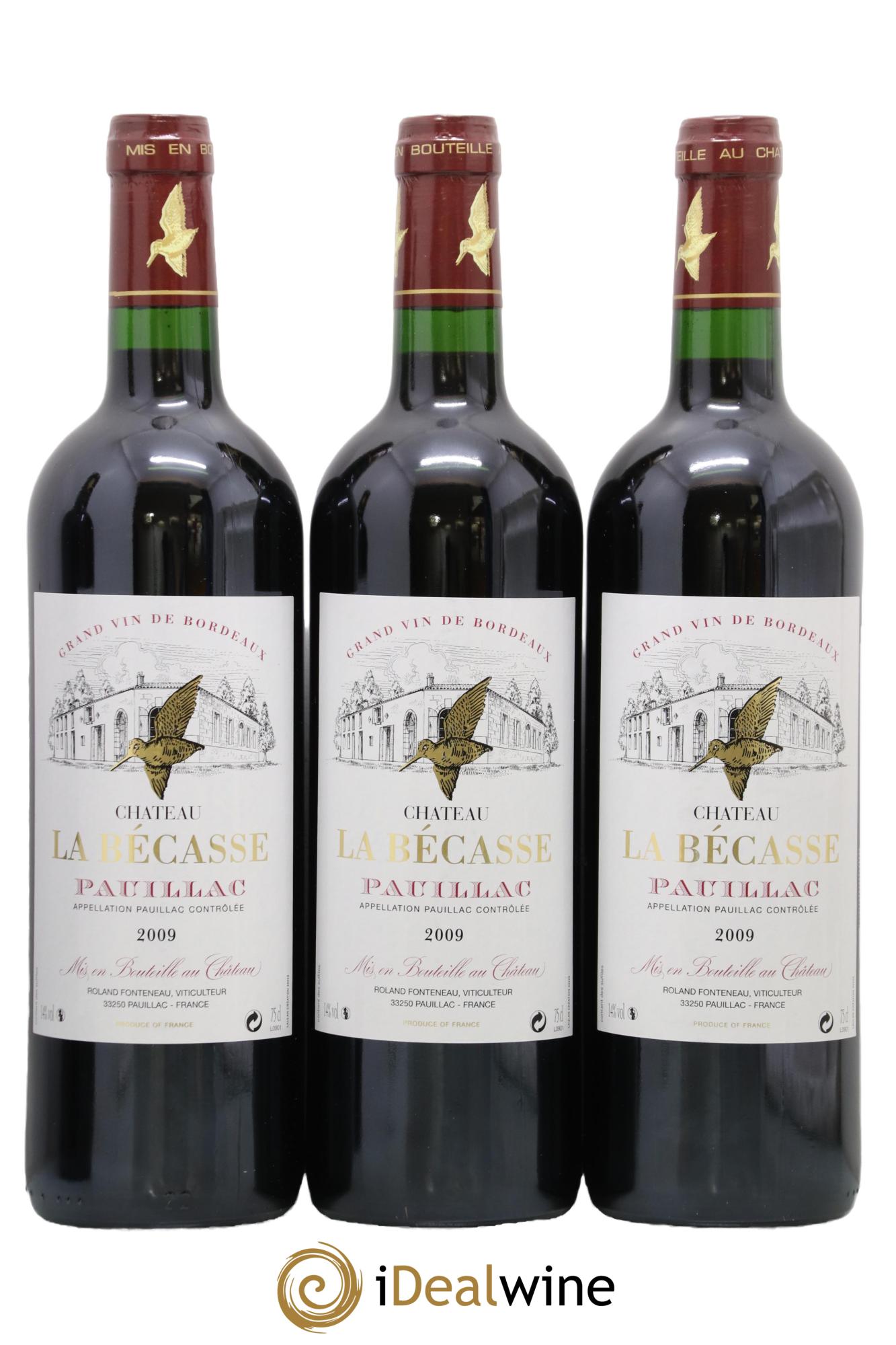 Château la Bécasse 2009 - Posten von 3 Flaschen - 0