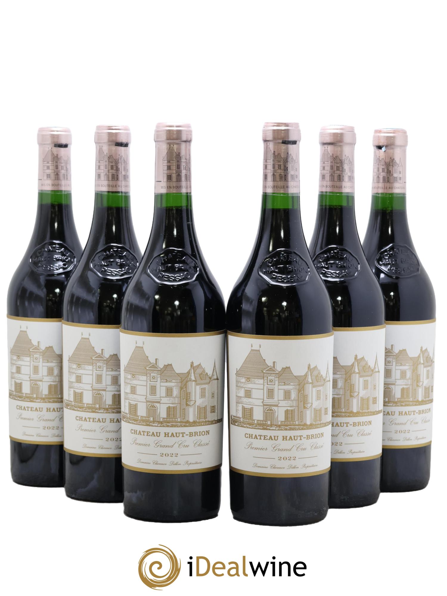 Château Haut Brion 1er Grand Cru Classé 2022 - Lot de 6 bouteilles - 0