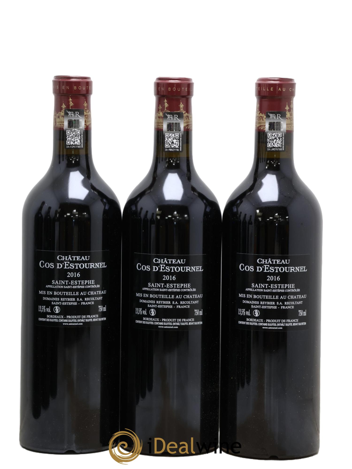 Cos d'Estournel 2ème Grand Cru Classé 2016 - Lot de 6 bouteilles - 2