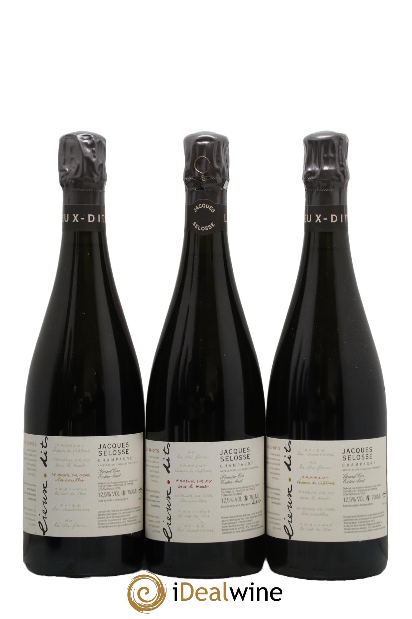 Caisse Collection Lieux-dits Jacques Selosse - Lot de 6 bouteilles - 1