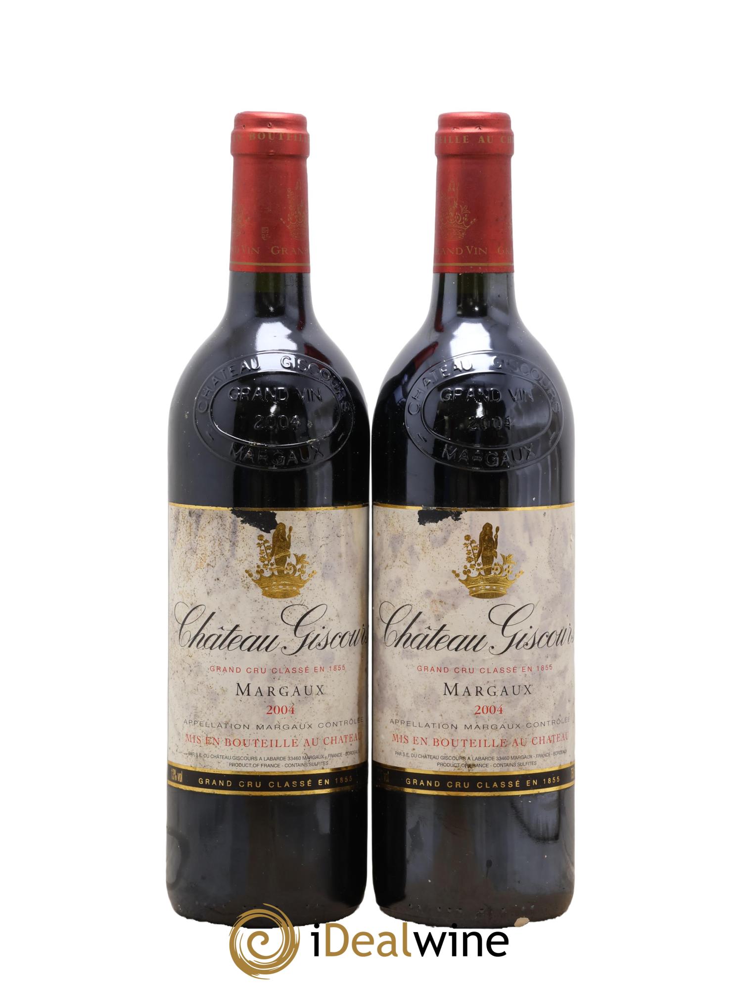 Château Giscours 3ème Grand Cru Classé 2004 - Lot de 2 bouteilles - 0