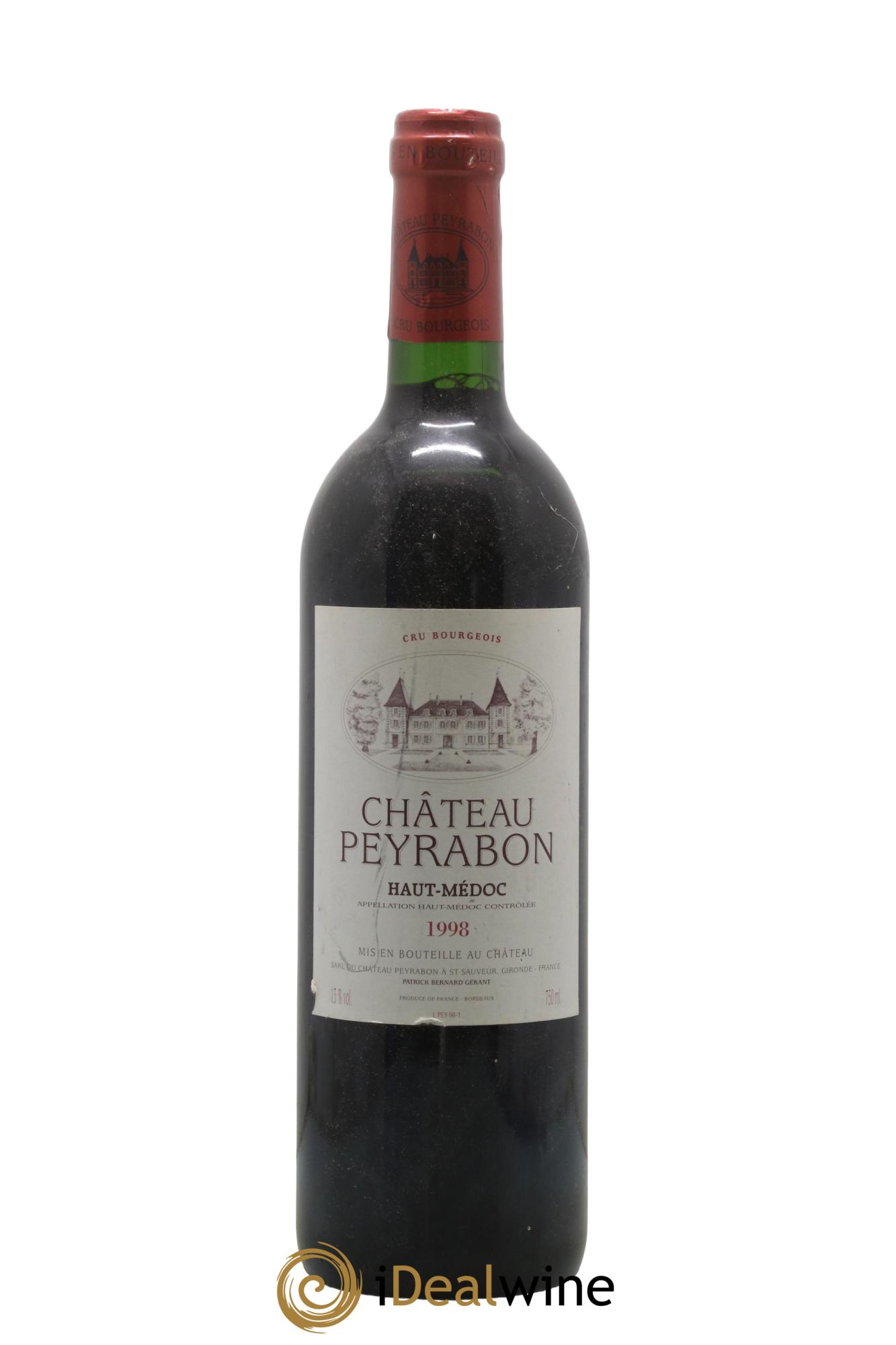 Château Peyrabon Cru Bourgeois 1998 - Lot of 1 bottle - 0