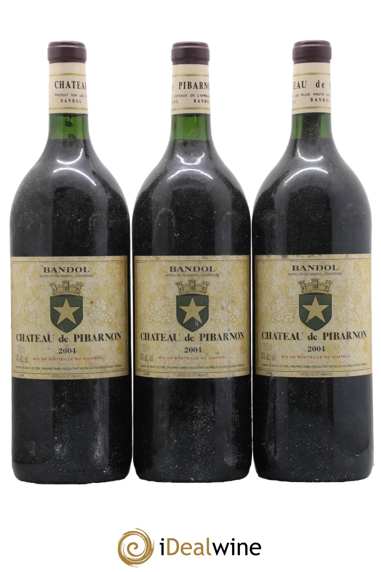 Bandol Château de Pibarnon Comte de Saint-Victor 2004 - Lot de 3 magnums - 0