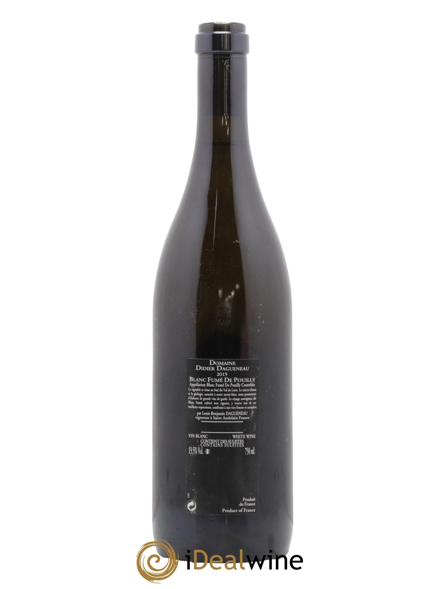 Vin de France (anciennement Pouilly-Fumé) Silex Dagueneau (Domaine Didier - Louis-Benjamin) 2015 - Posten von 1 Flasche - 1