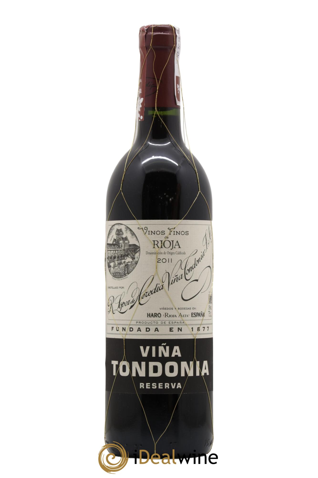 Rioja DOCA Reserva Vina Tondonia R. Lopez de Heredia 2011 - Lotto di 1 bottiglia - 0