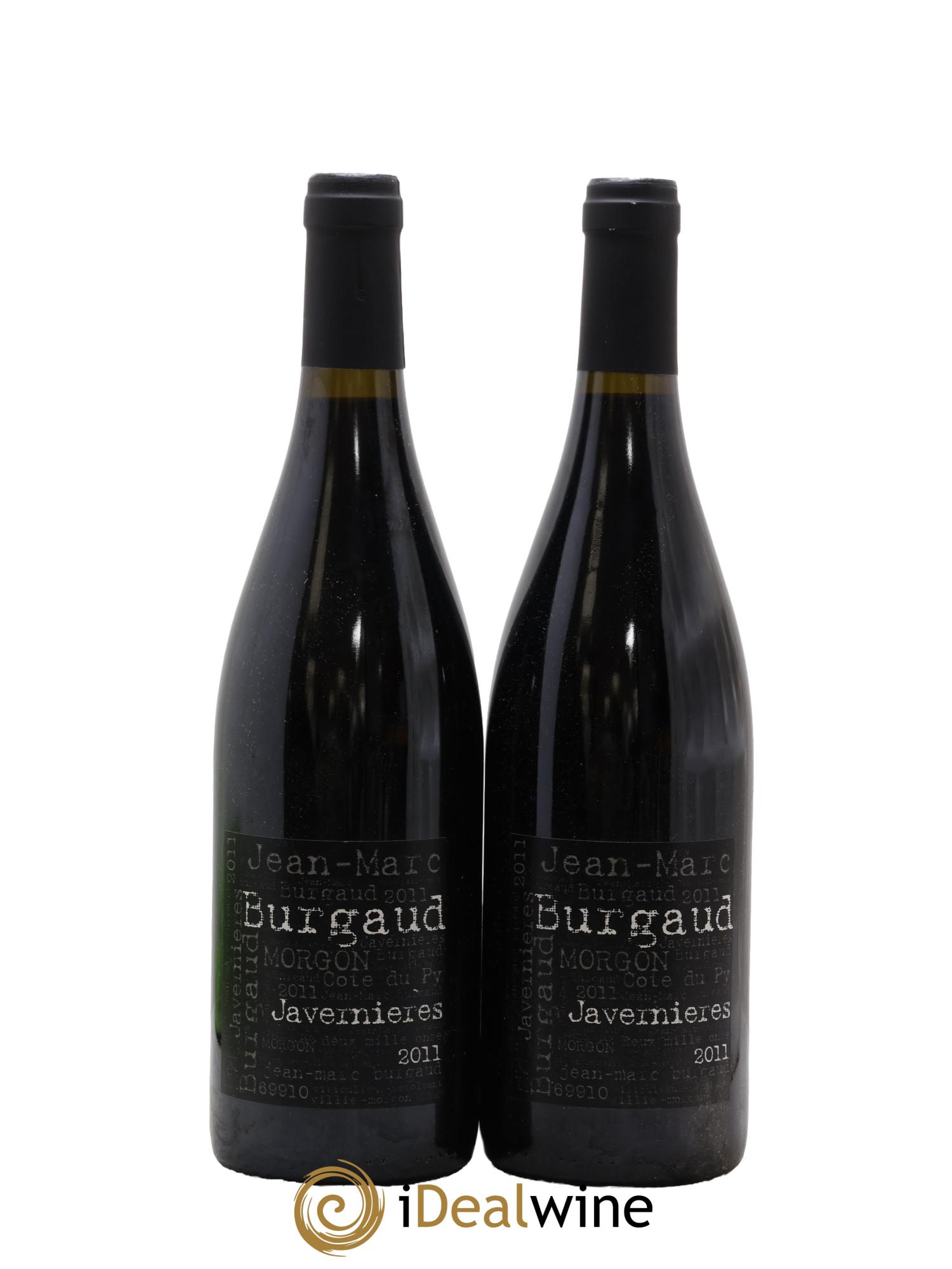 Morgon Côte du Py Javernières Jean-Marc Burgaud (Domaine) 2011 - Lot de 2 bouteilles - 0