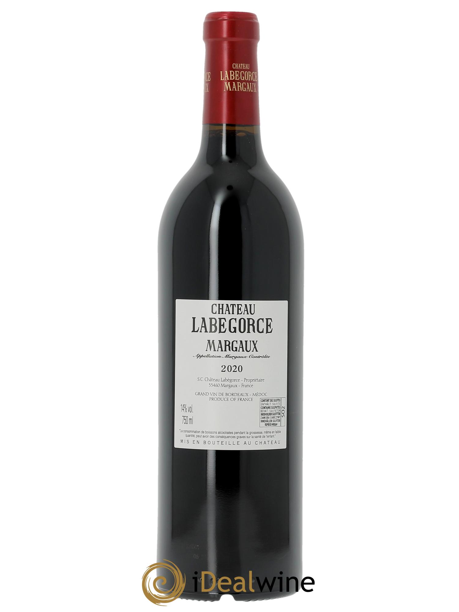 Château Labegorce Cru Bourgeois 2020 - Lot de 1 bouteille - 1