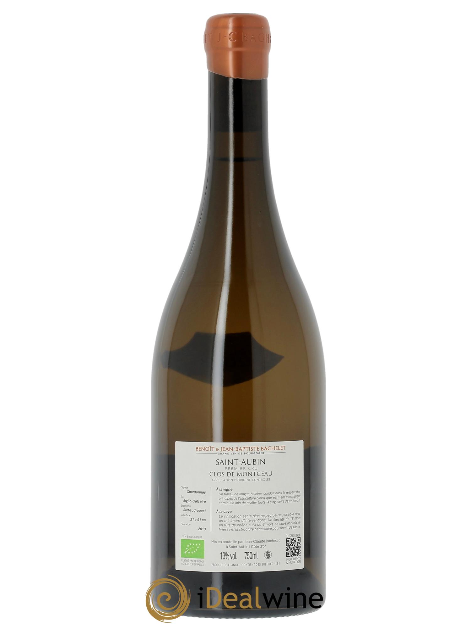 Saint-Aubin 1er Cru Clos de Montceau Jean-Claude Bachelet (Domaine) 2023 - Posten von 1 Flasche - 1