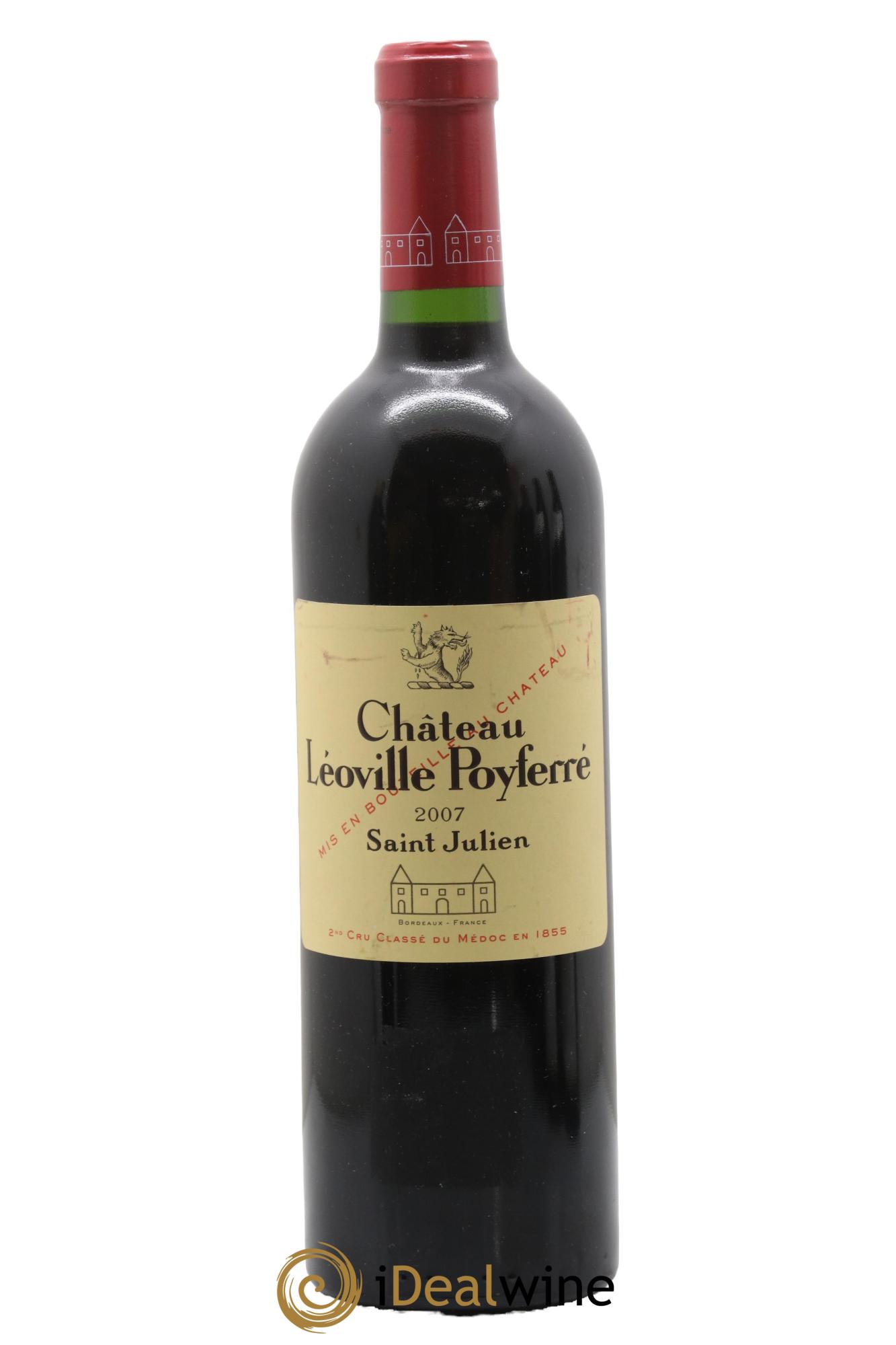 Château Léoville Poyferré 2ème Grand Cru Classé 2007 - Lot de 1 bouteille - 0