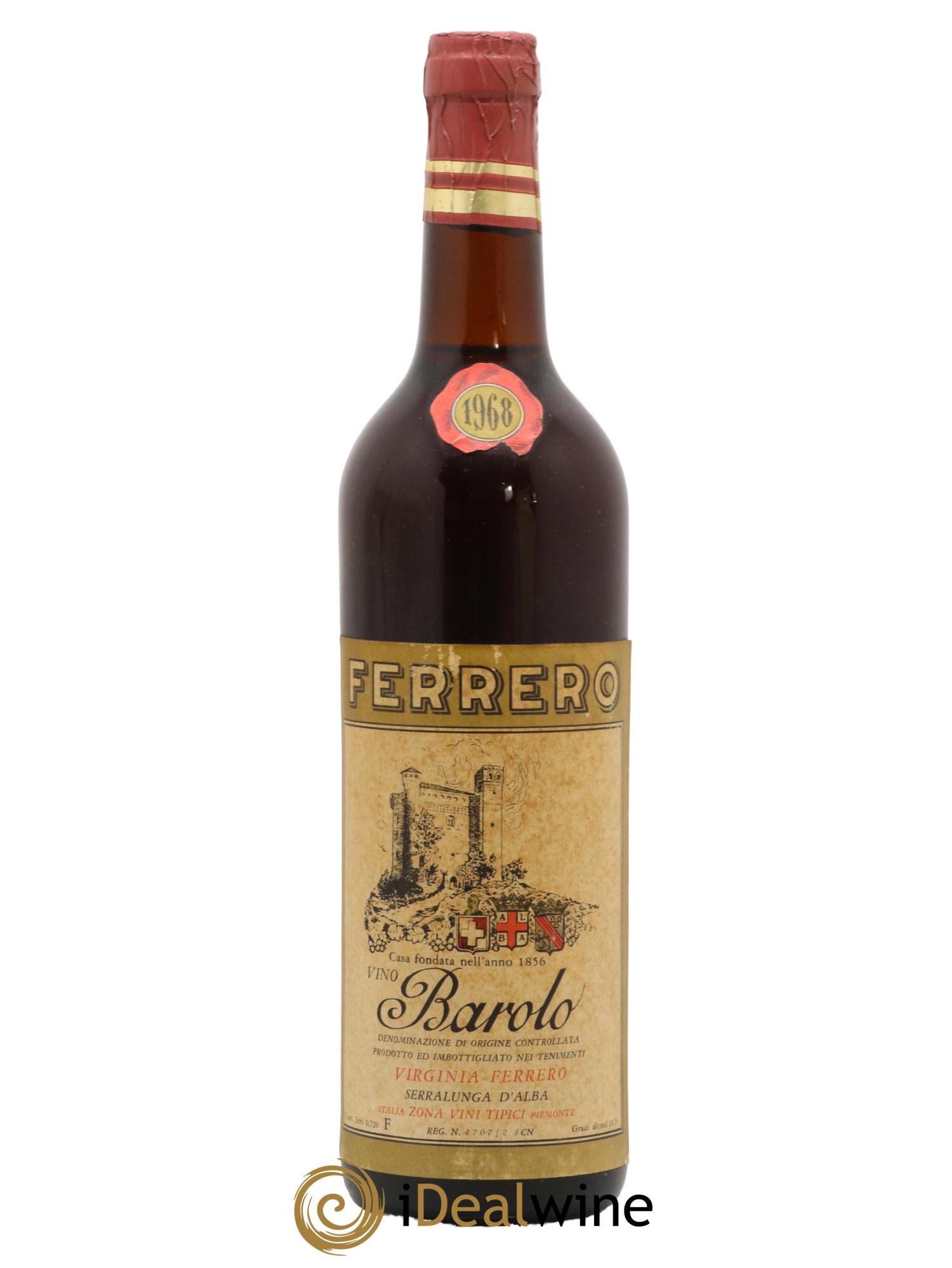 Barolo Giovanni Ferrero 1968 - Lot de 1 bouteille - 0