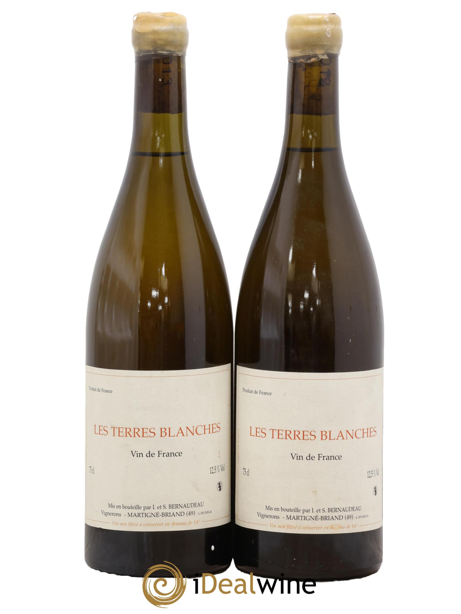 Vin de France Les Terres Blanches Stéphane Bernaudeau 2013 - Posten von 2 Flaschen - 0