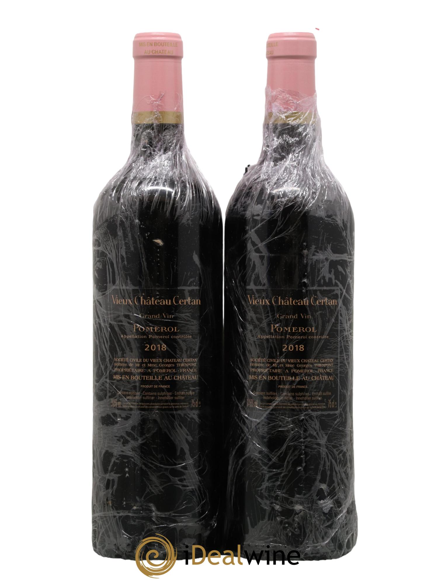 Vieux Château Certan 2018 - Lot de 2 bouteilles - 1