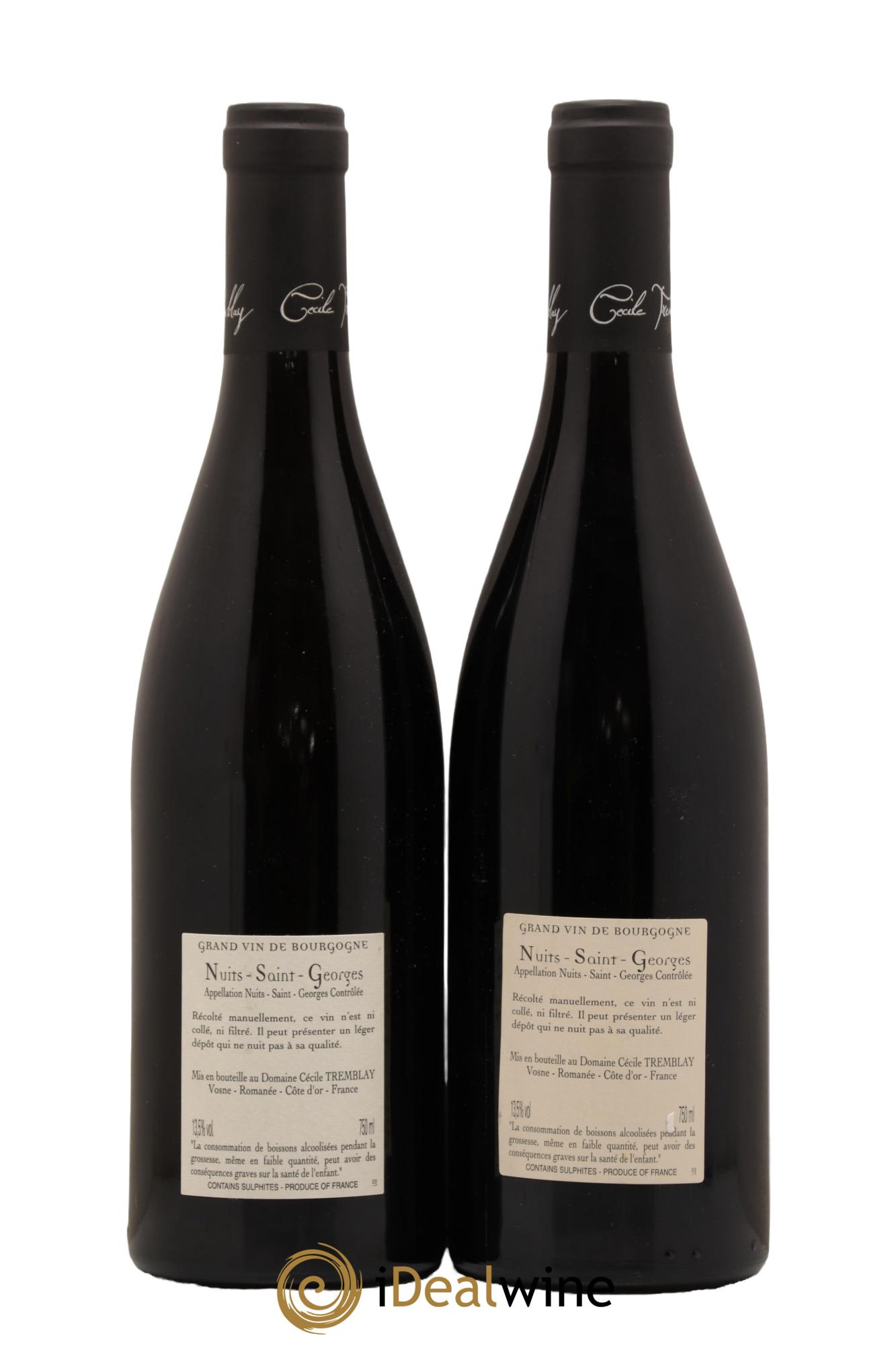 Nuits-Saint-Georges Albuca Cécile Tremblay  2020 - Lot of 2 bottles - 1