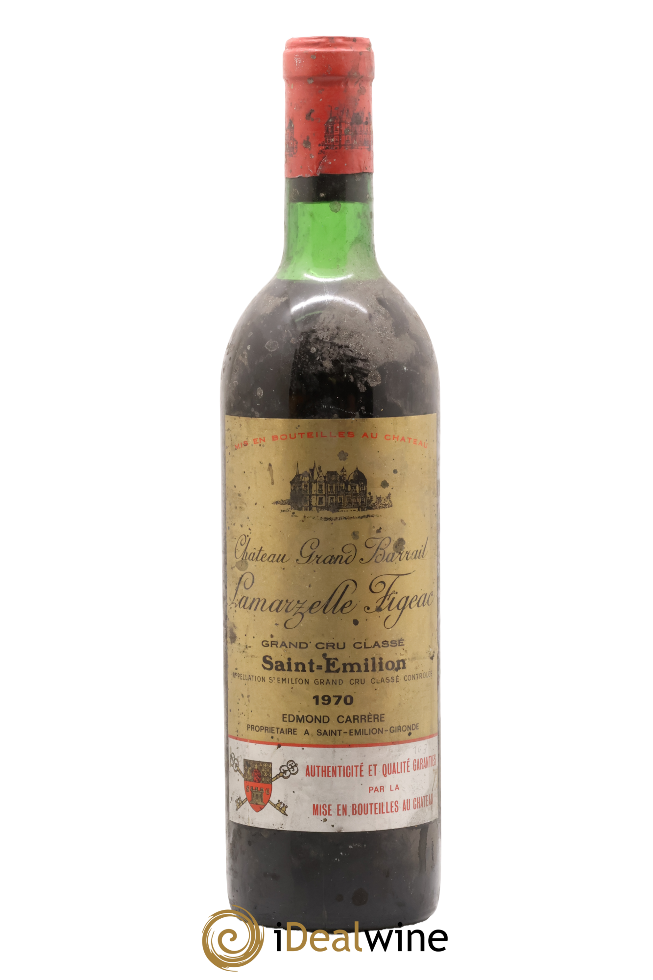 Château Grand Barrail Lamarzelle Figeac Grand Cru Classé 1970 - Lot of 1 bottle - 0