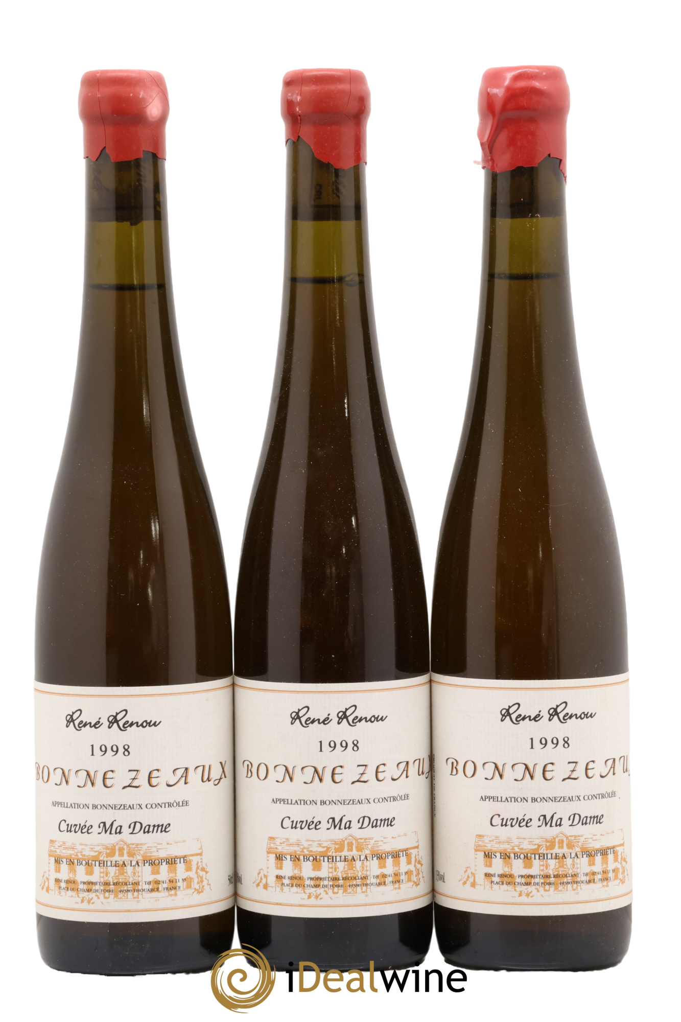 Bonnezeaux Ma Dame Renou 1998 - Lot de 3 bouteilles - 0