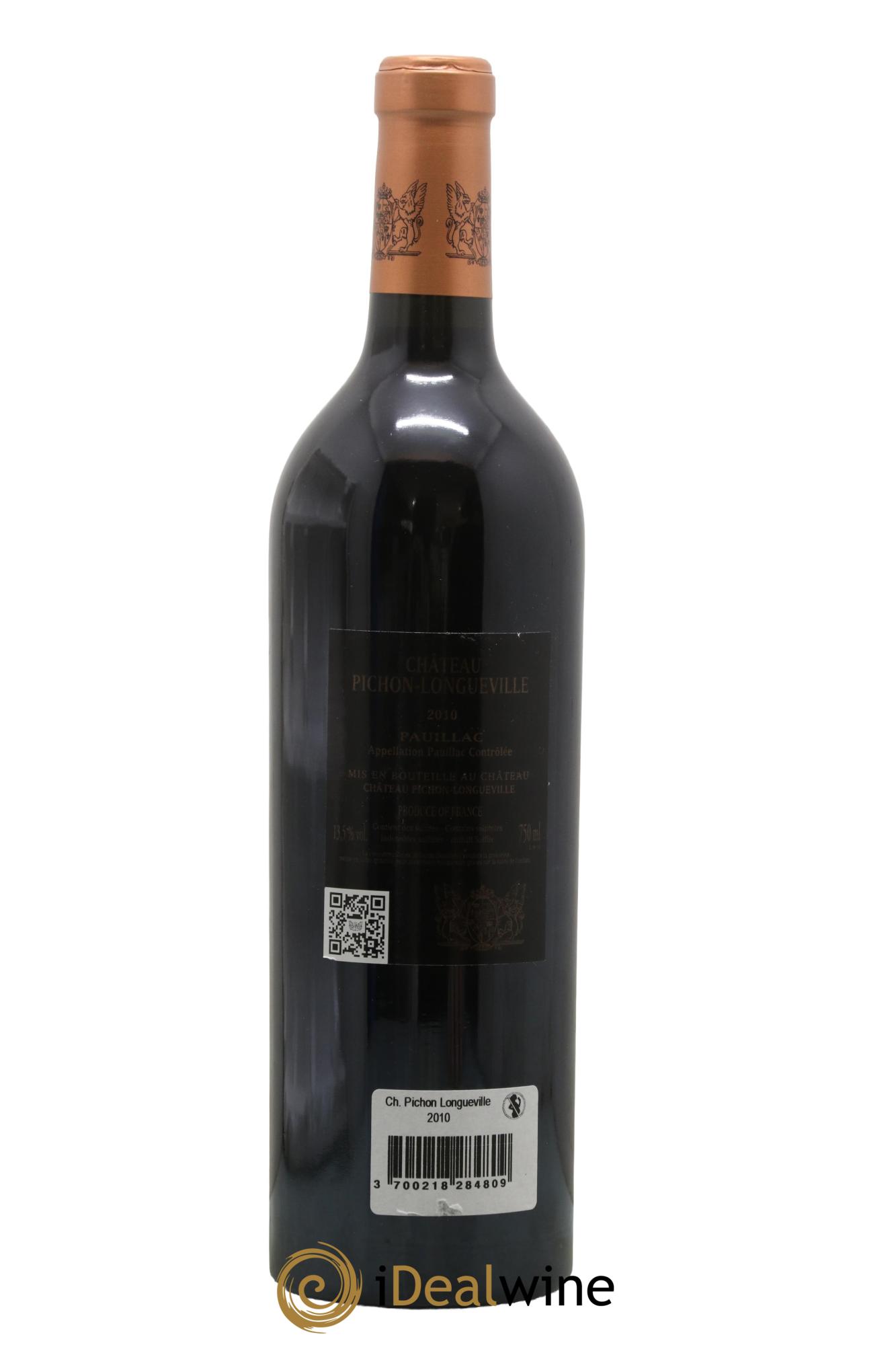 Pichon Longueville Baron 2ème Grand Cru Classé 2010 - Lot de 1 bouteille - 1
