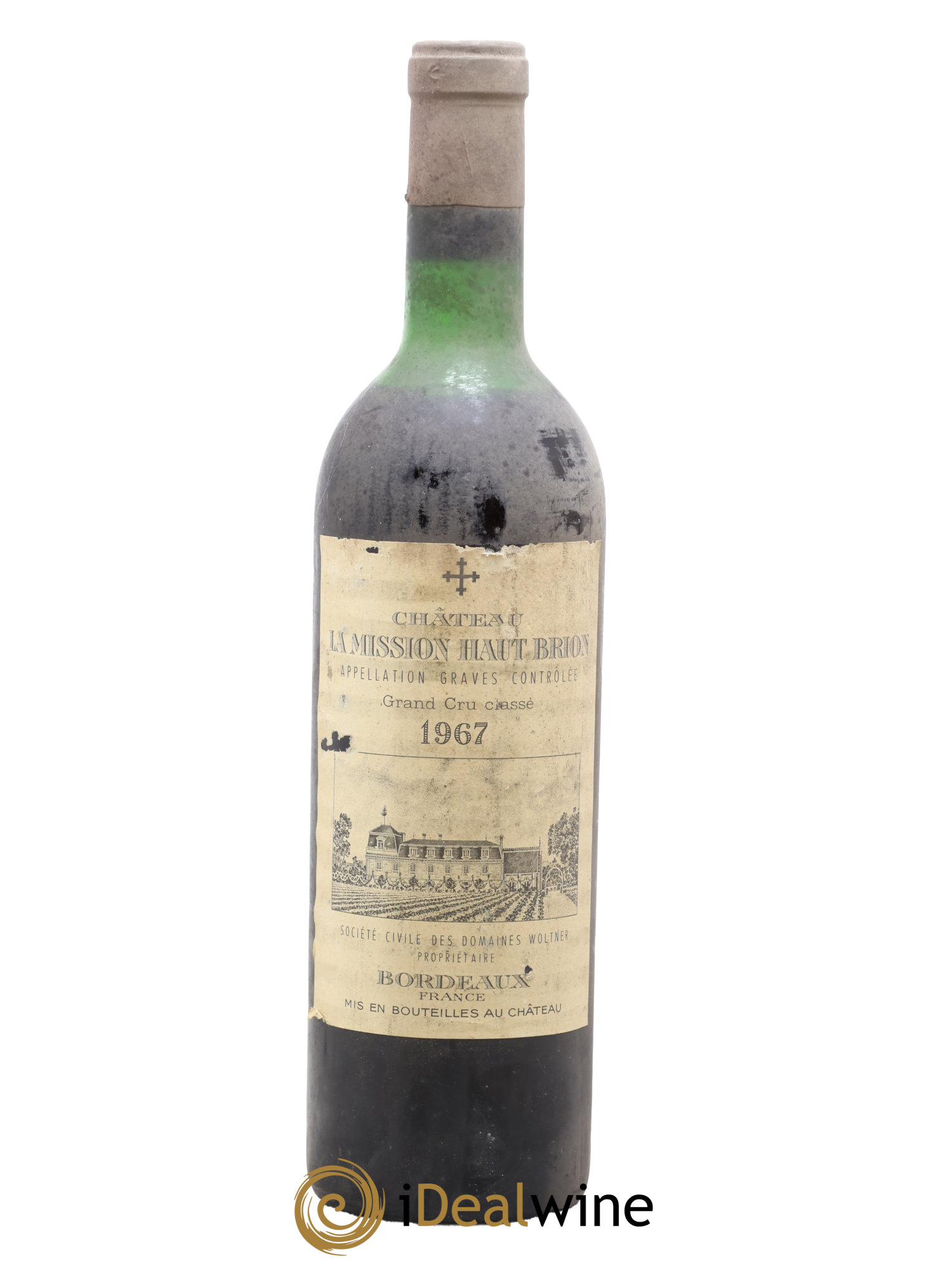 Château la Mission Haut-Brion Cru Classé de Graves 1967 - Lot of 1 bottle - 0