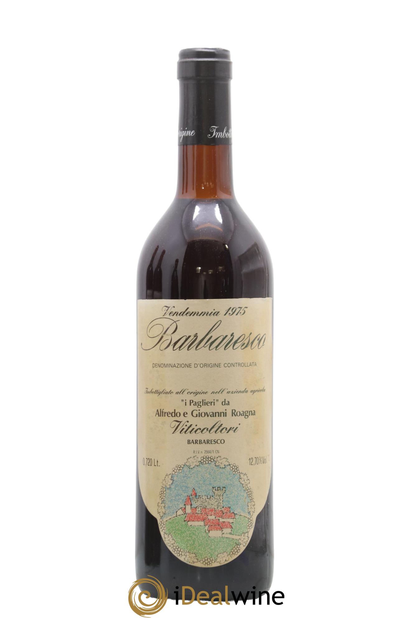 Barbaresco DOCG Alfredo e Giovanni Roagna 1975 - Lot de 1 bouteille - 0