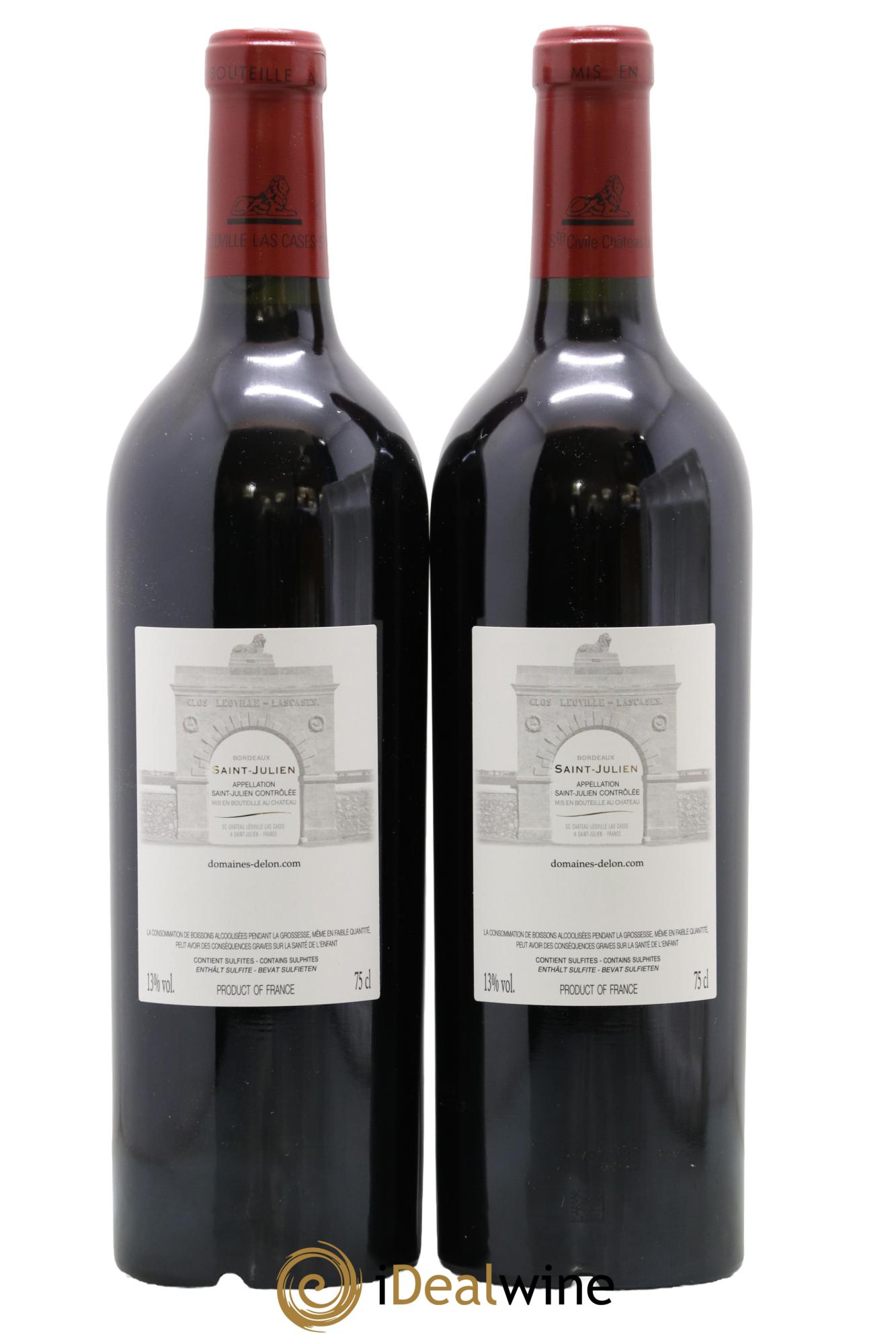 Château Léoville Las Cases 2ème Grand Cru Classé 2021 - Lot de 2 bouteilles - 1