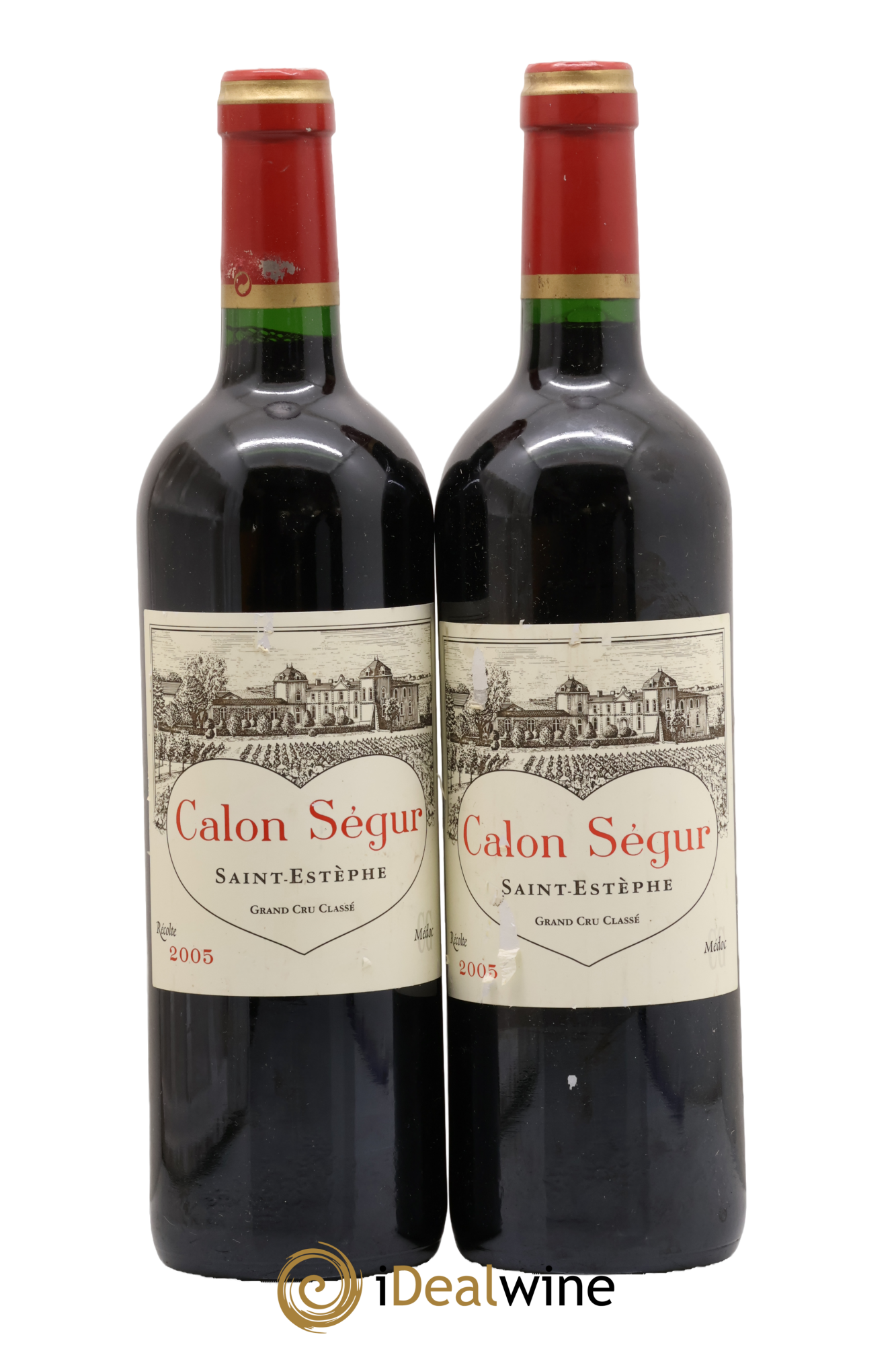 Château Calon Ségur 3ème Grand Cru Classé 2005 - Lot of 2 bottles - 0