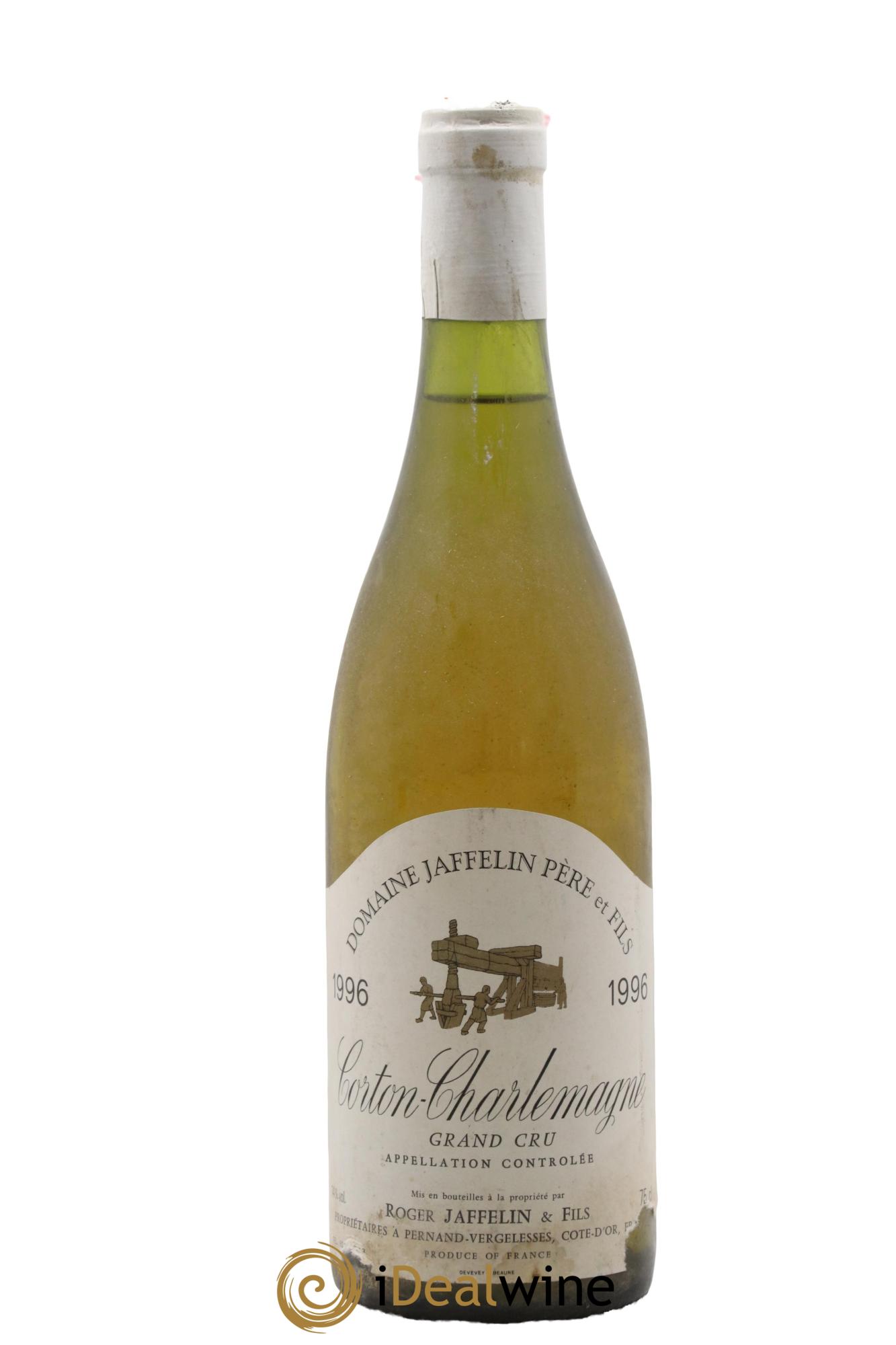 Corton-Charlemagne Grand Cru Domaine Jaffelin 1996 - Lot de 1 bouteille - 0