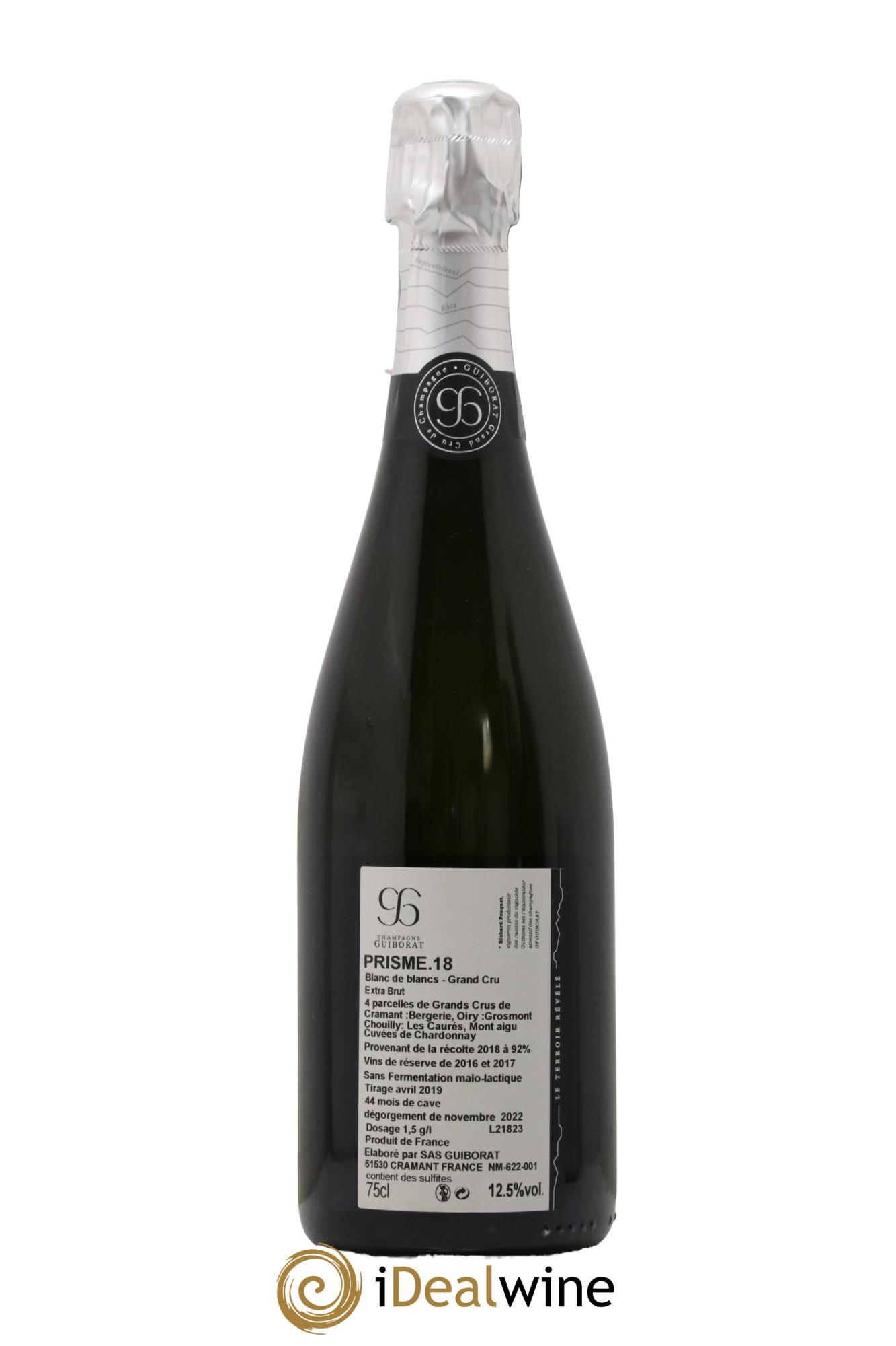 Champagne Prisme Guiborat - Lot de 1 bouteille - 1