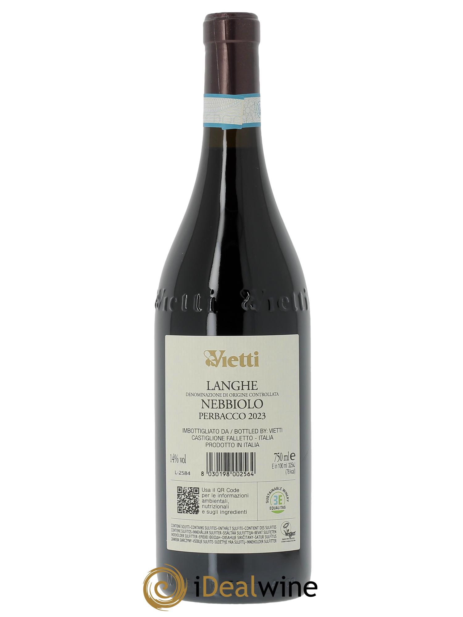 Langhe DOC Perbacco Vietti  2023 - Lot of 1 bottle - 1