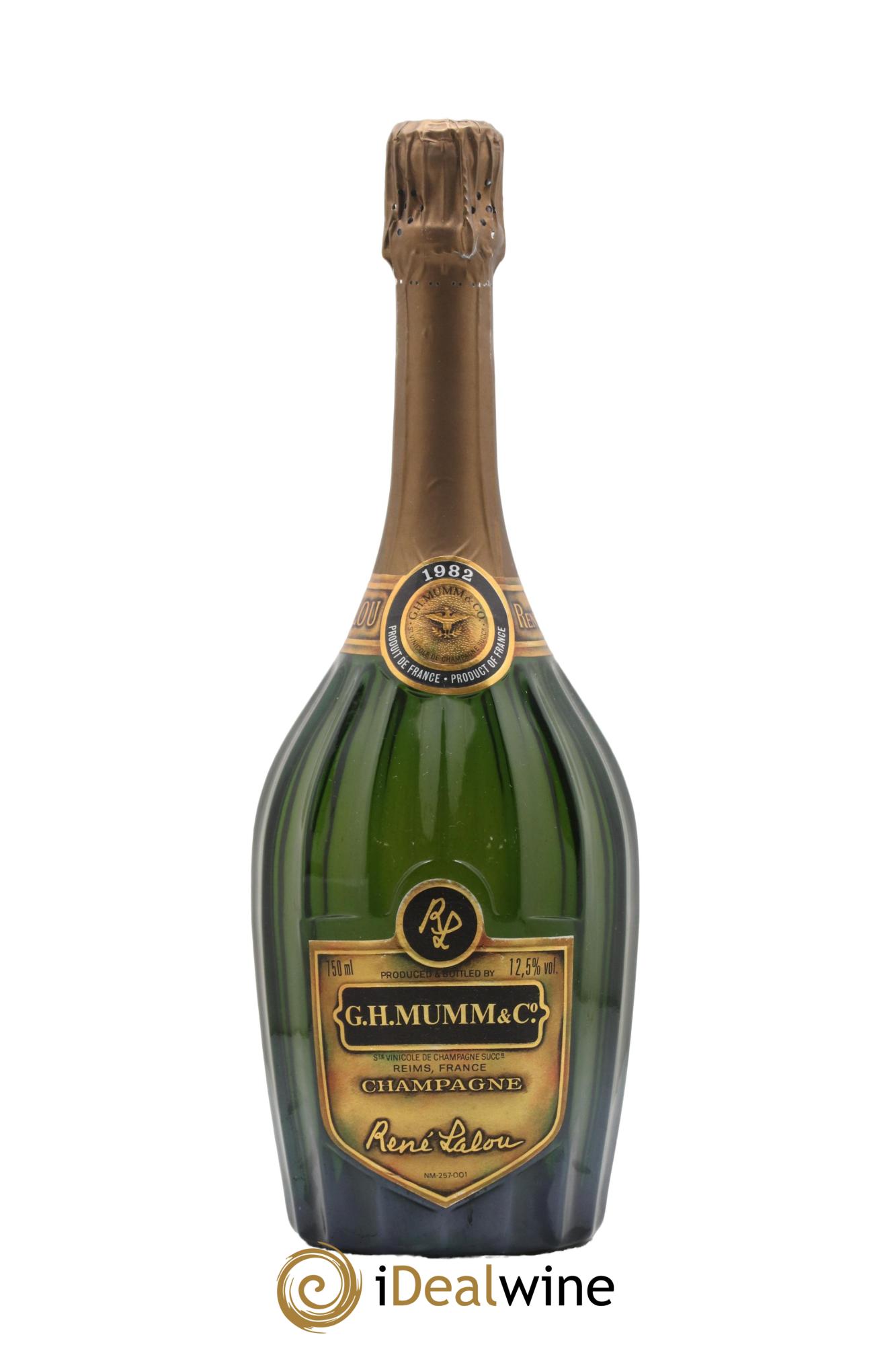 René Lalou Mumm 1982 - Lot of 1 bottle - 1