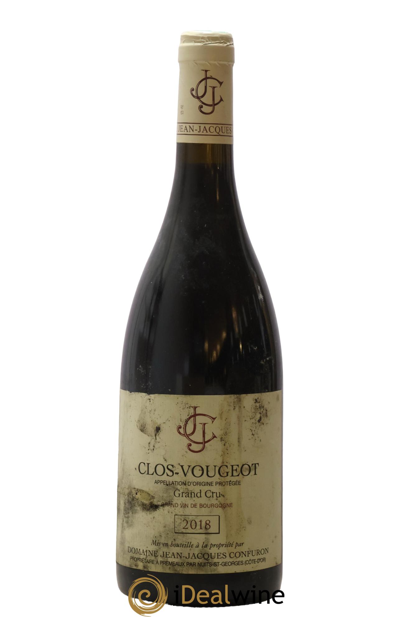 Clos de Vougeot Grand Cru Jean-Jacques Confuron 2018 - Lot of 1 bottle - 0