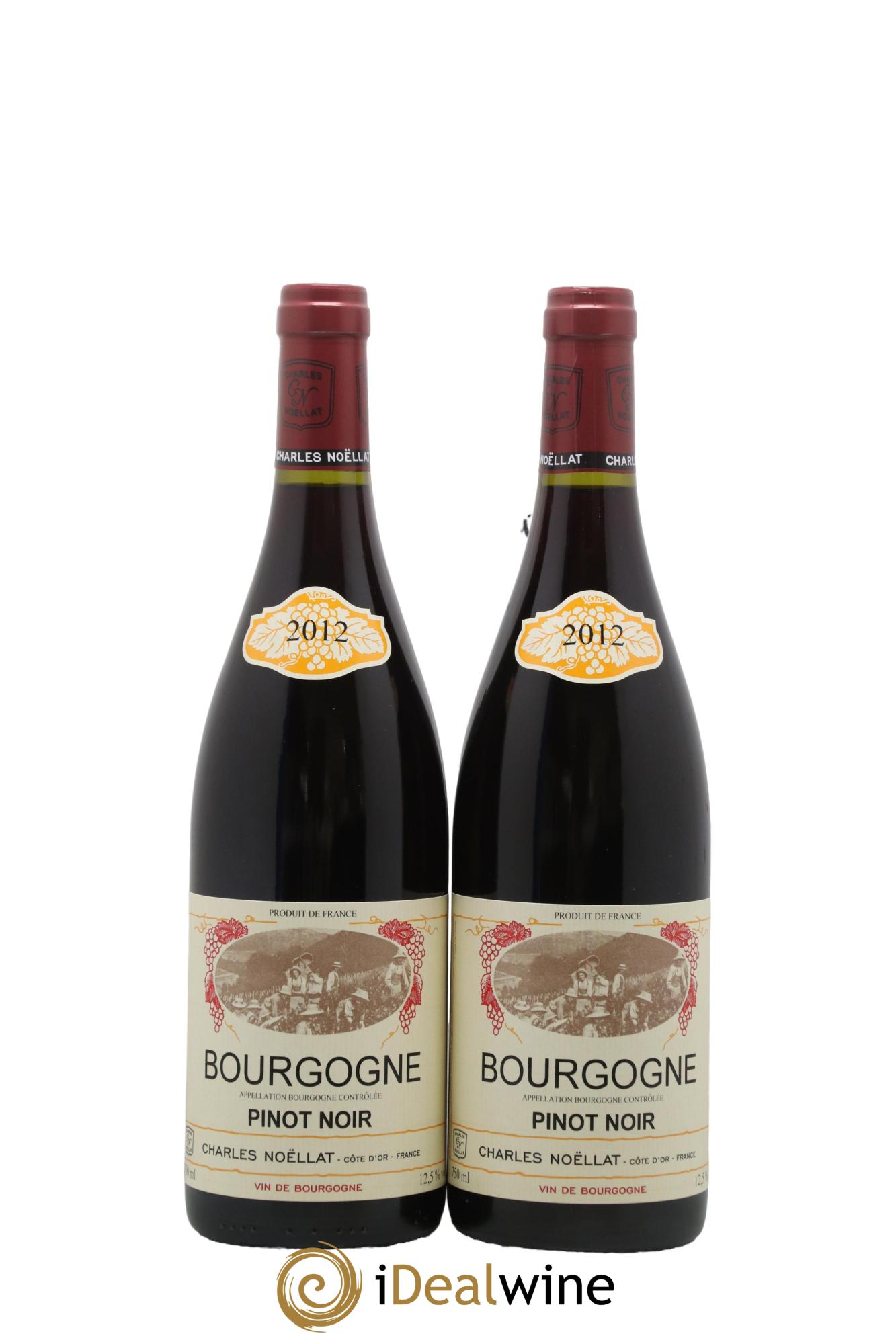 Bourgogne Pinot Noir Charles Noellat 2012 - Lotto di 2 bottiglie - 0