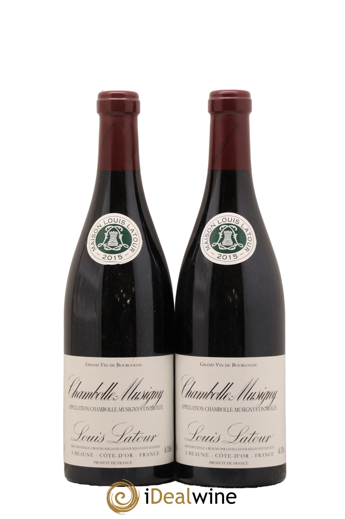 Chambolle-Musigny Domaine Louis Latour 2015 - Lot de 2 bouteilles - 0