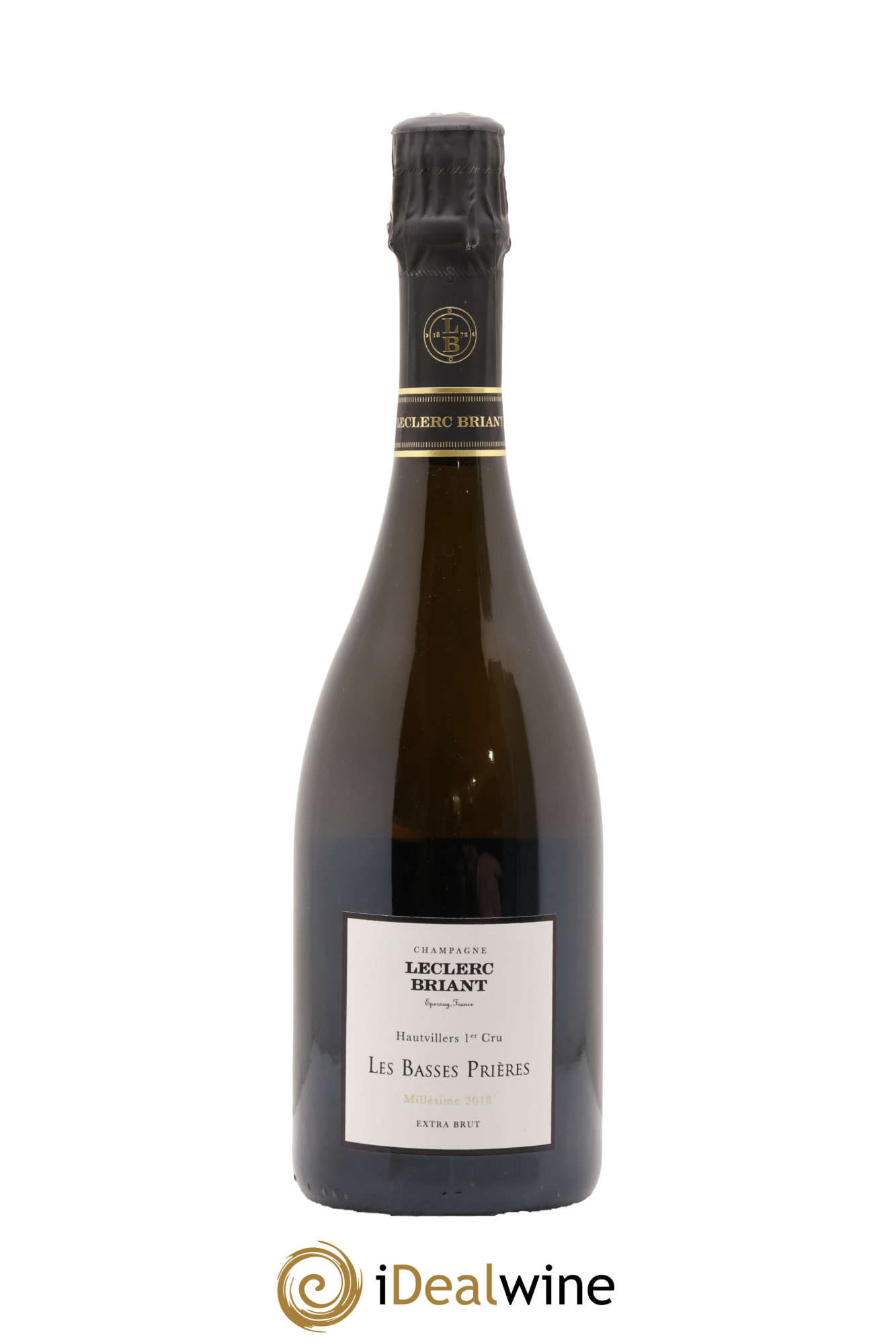 Hautvillers Les Basses Prières Extra-Brut Leclerc Briant 2018 - Lot of 1 bottle - 1