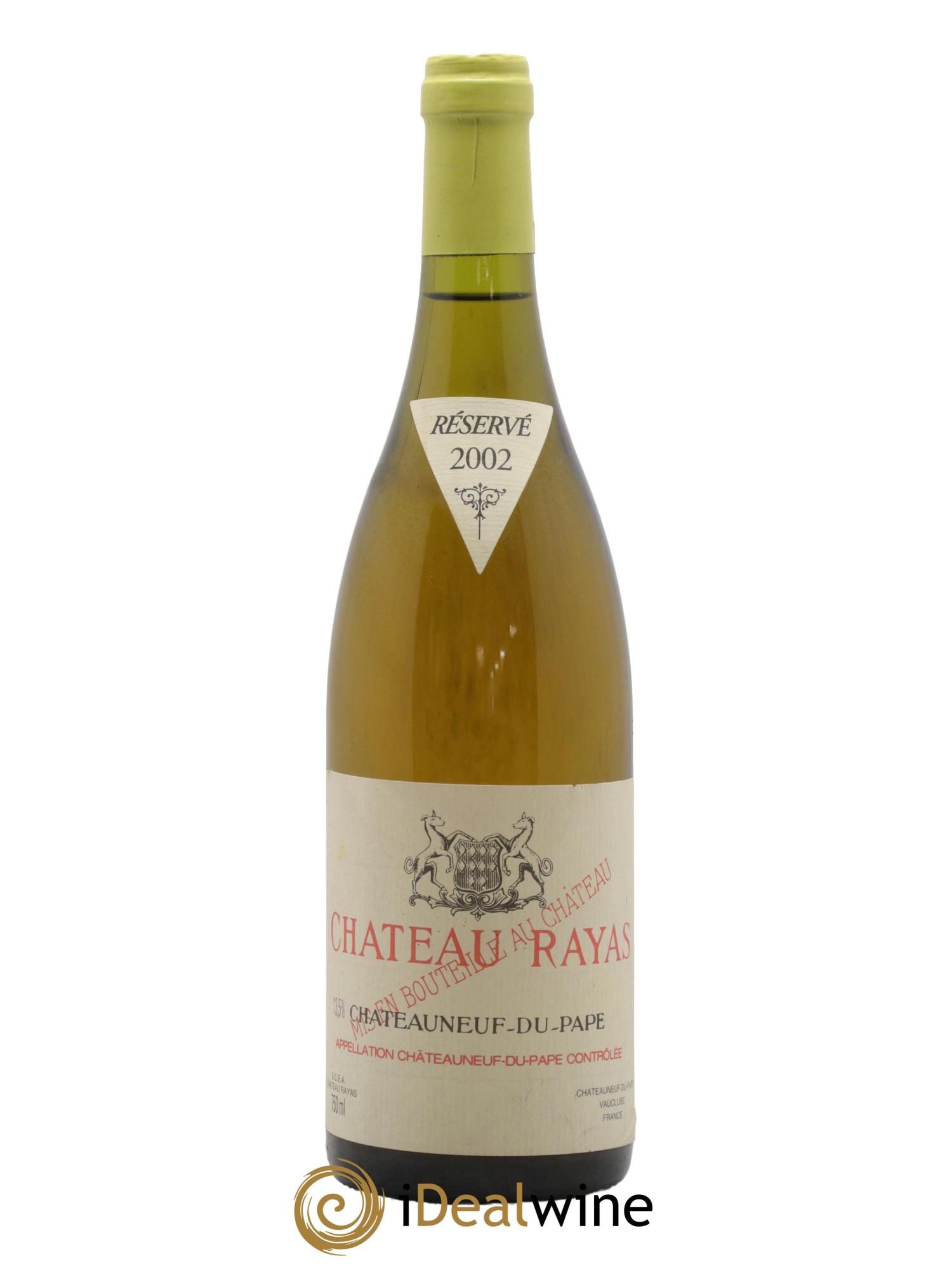 Châteauneuf-du-Pape Château Rayas Emmanuel Reynaud 2002 - Lot de 1 bouteille - 0