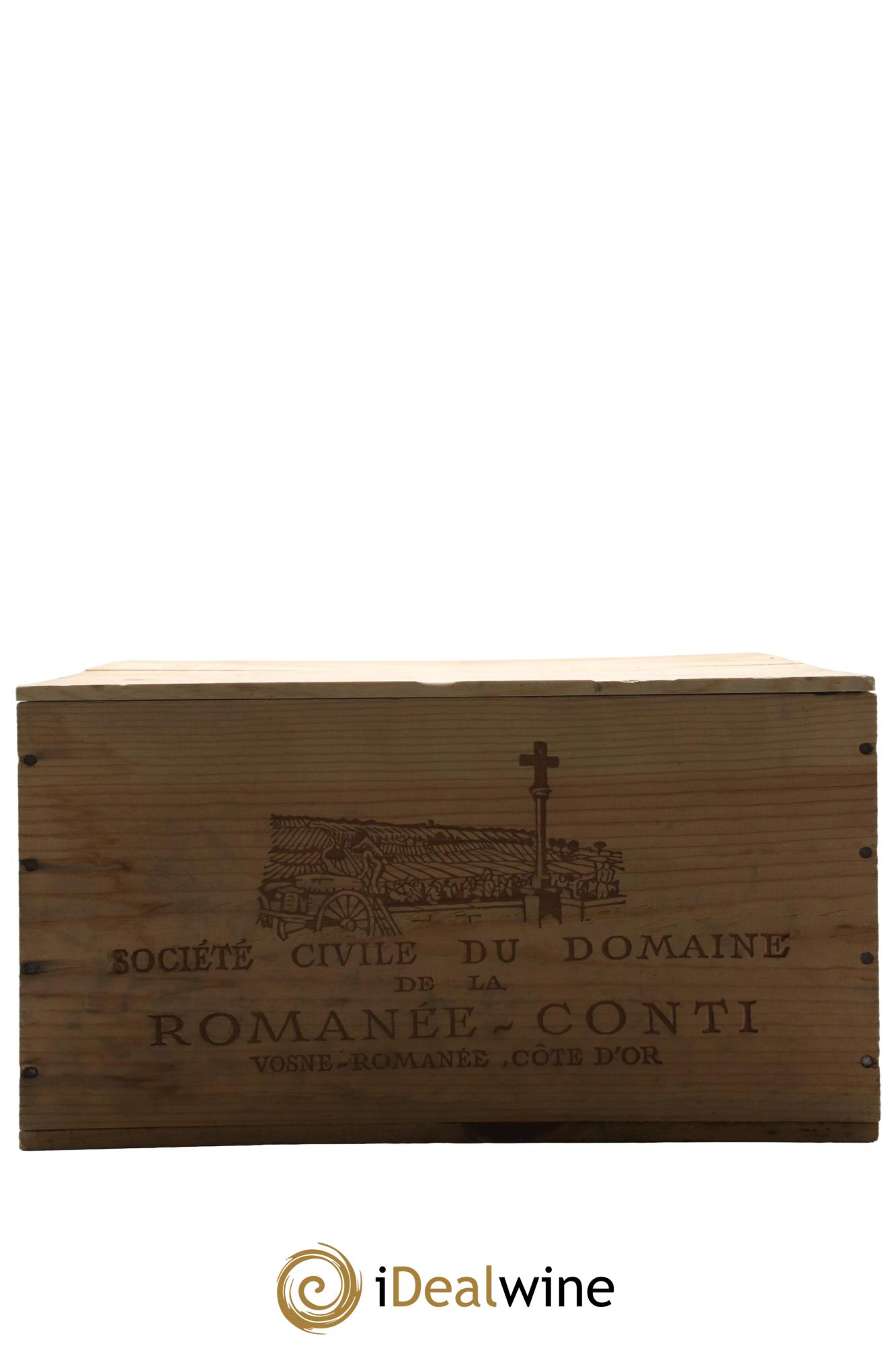 Caisse Domaine de la Romanée Conti Domaine de la Romanée-Conti 2 Echézeaux, 2 Grands-Echézeaux, 2 Romanée-Saint-Vivant, 2 Richebourg, 3 Tâches, 1 Romanée-Conti 2011 - Lot de 12 bouteilles - 10
