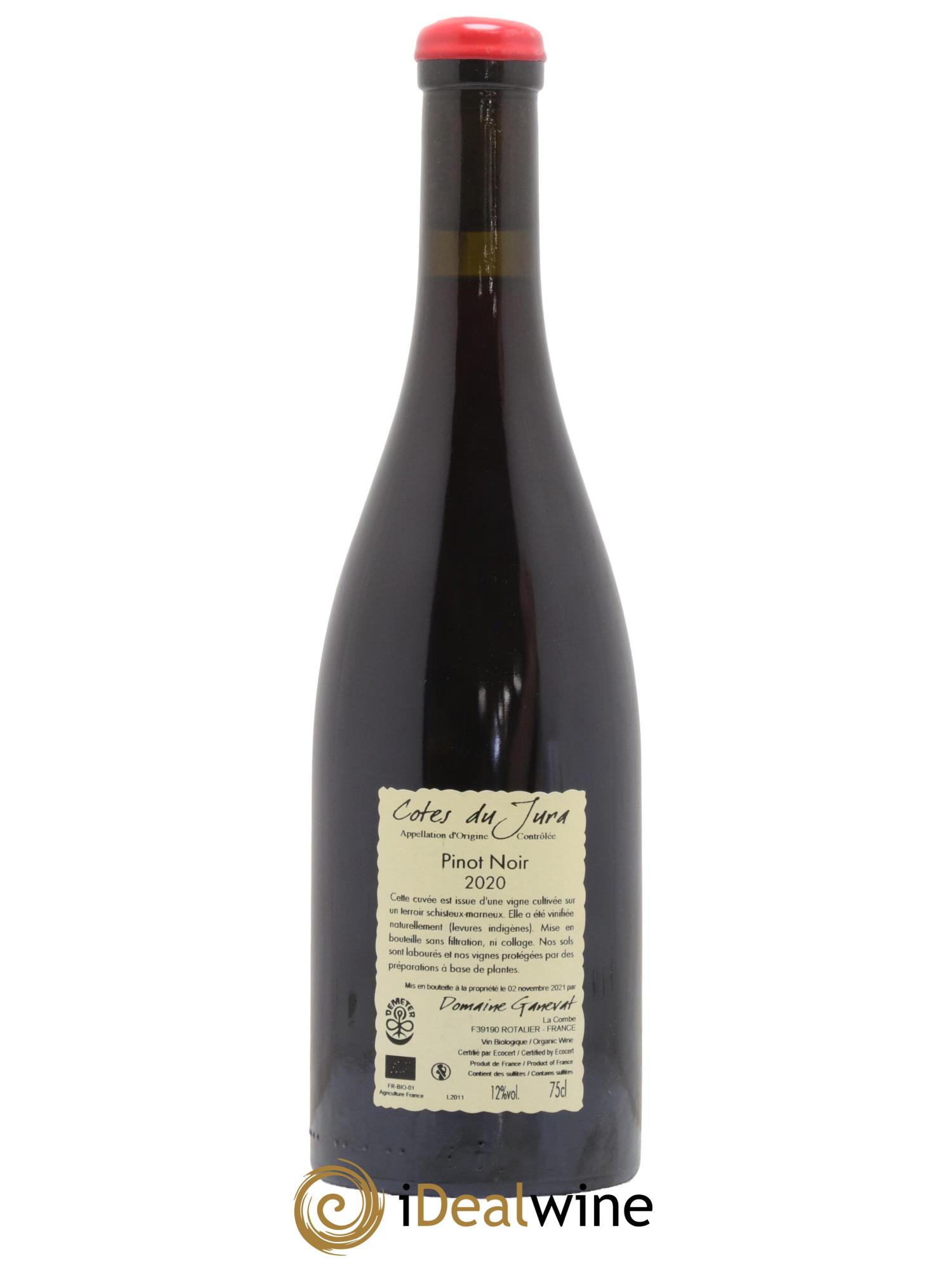 Côtes du Jura Pinot Noir En Billat  Jean-François Ganevat (Domaine) 2020 - Lot of 1 bottle - 1