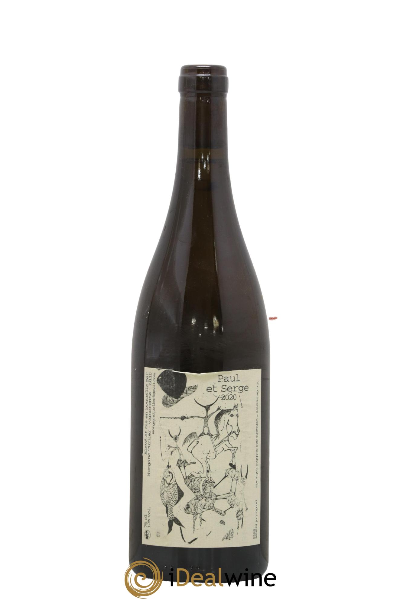 Vin de France Paul et Serge Morgane Turlier 2020 - Lot de 1 bouteille - 0