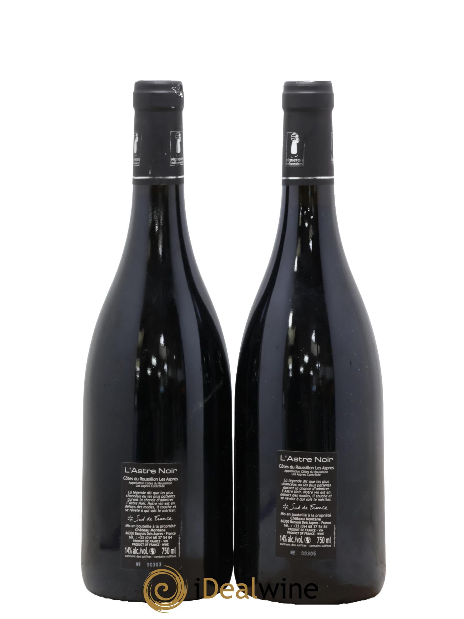Côtes du Roussillon Les Aspres L'Astre Noir 2015 - Lot de 2 bouteilles - 1