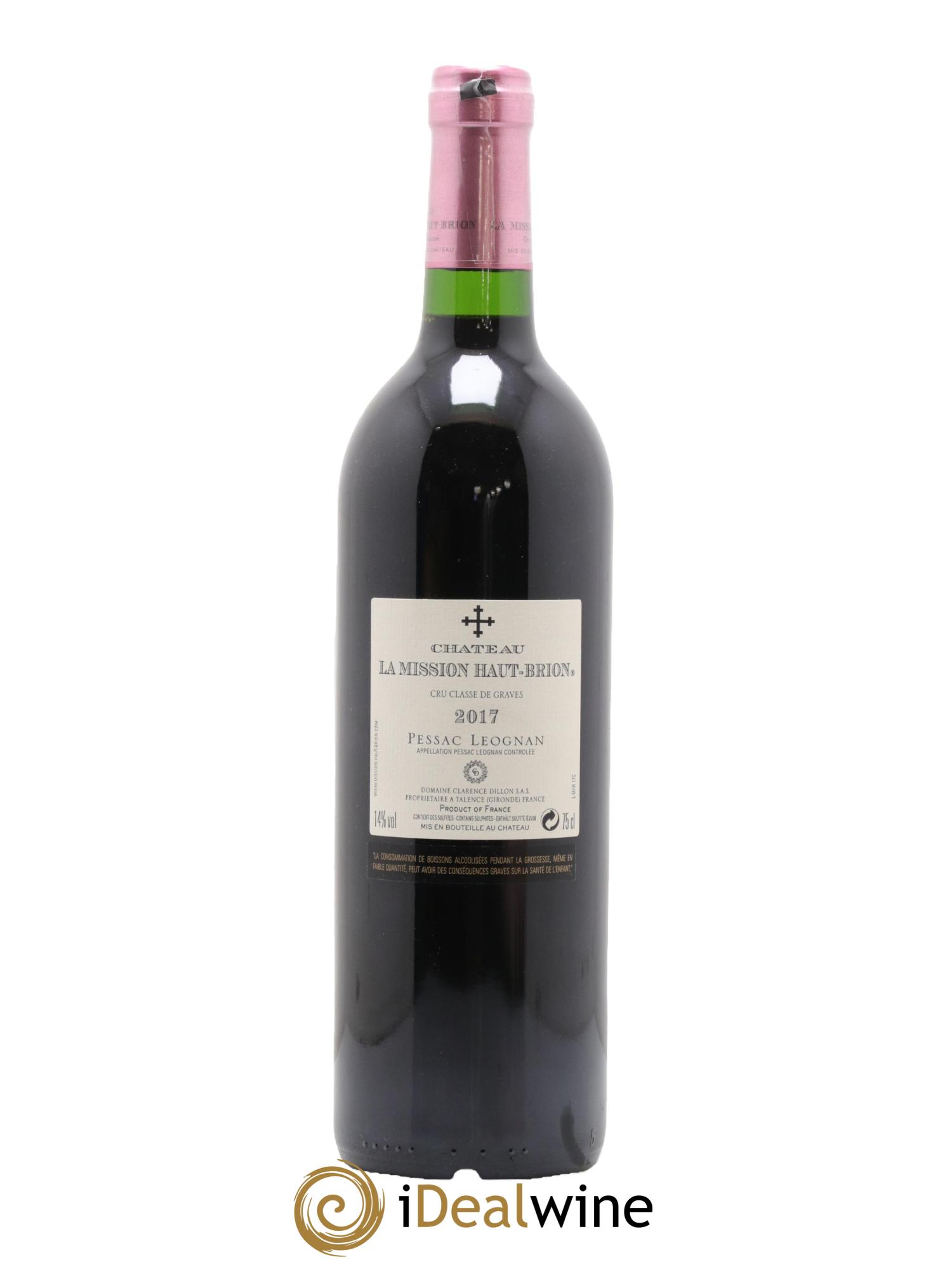 Château la Mission Haut-Brion Cru Classé de Graves 2017 - Lot of 1 bottle - 1