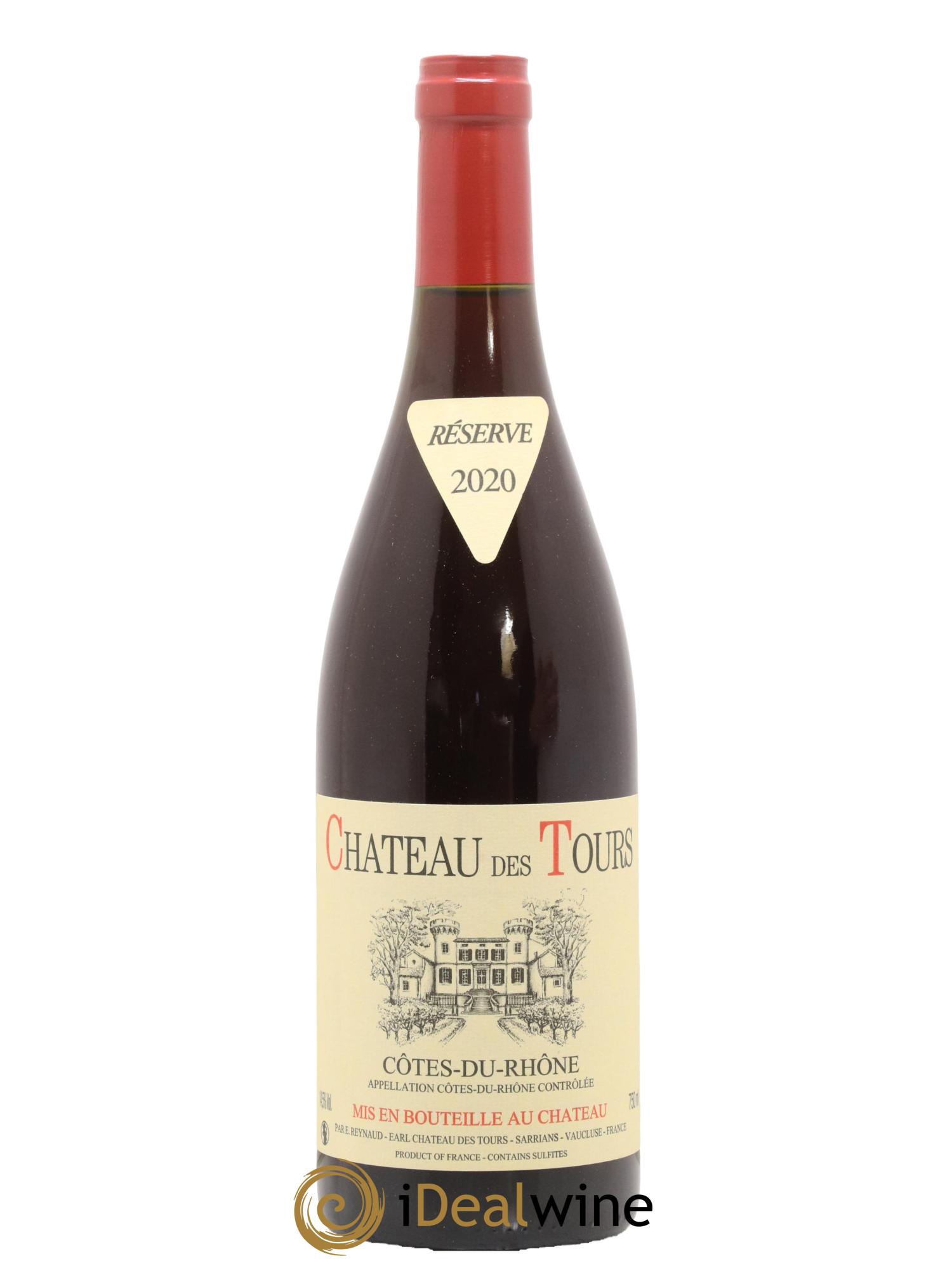 Côtes-du-Rhône Château des Tours Emmanuel Reynaud 2020 - Lot de 1 bouteille - 0